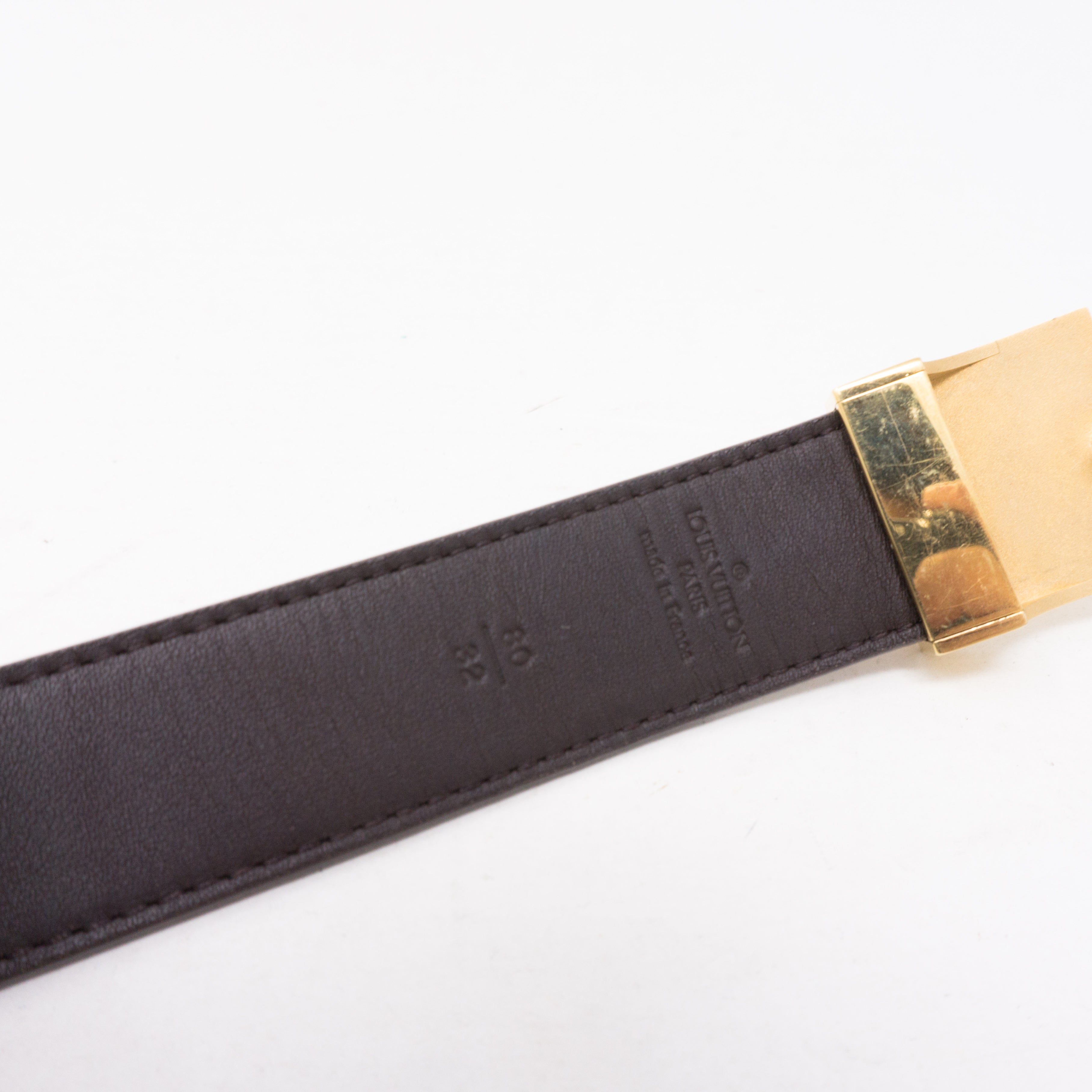 LV Paris Damier Ebene Belt 80 cm