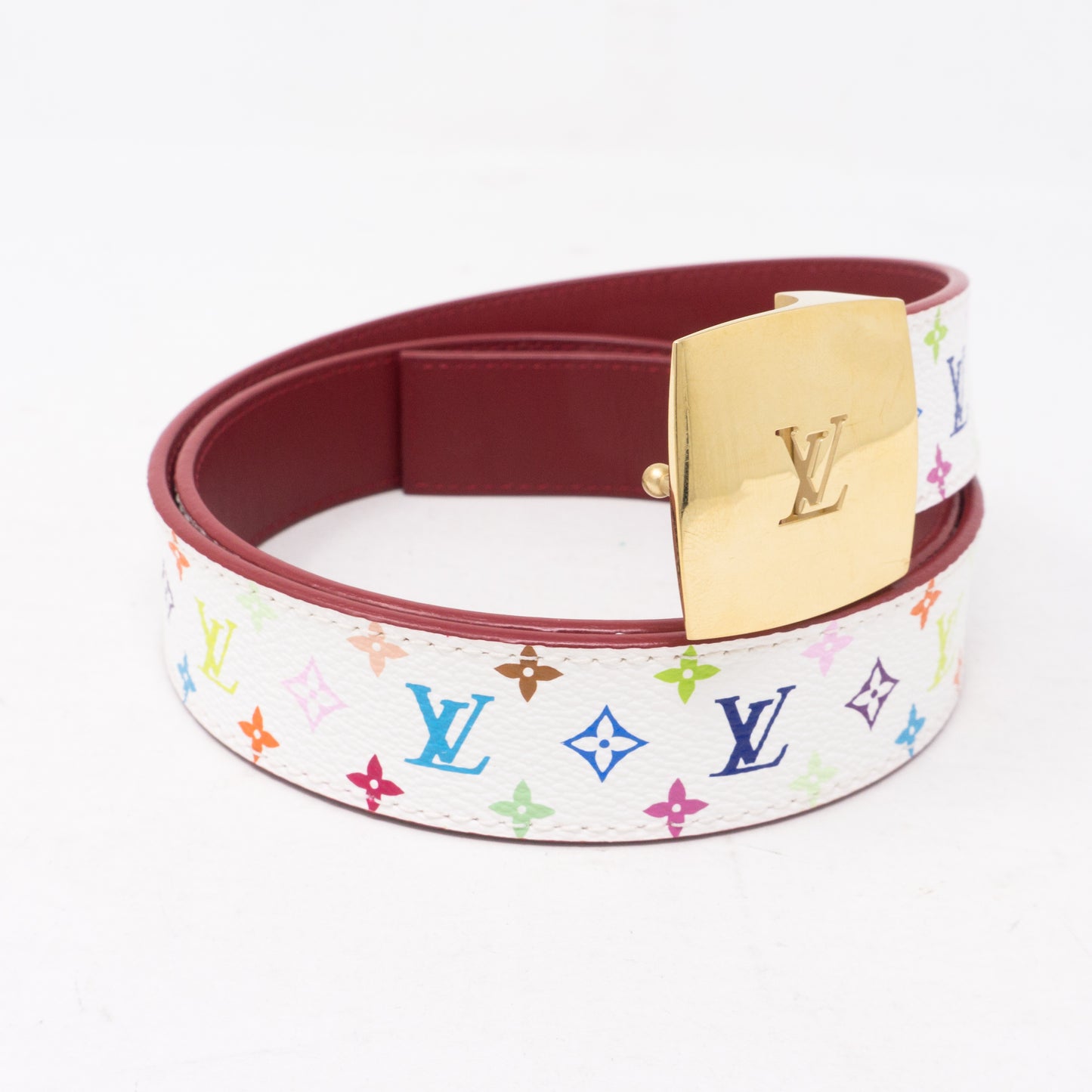 Louis Vuitton Belt Dying, resist, cutout and sewing #withGodallthingsa