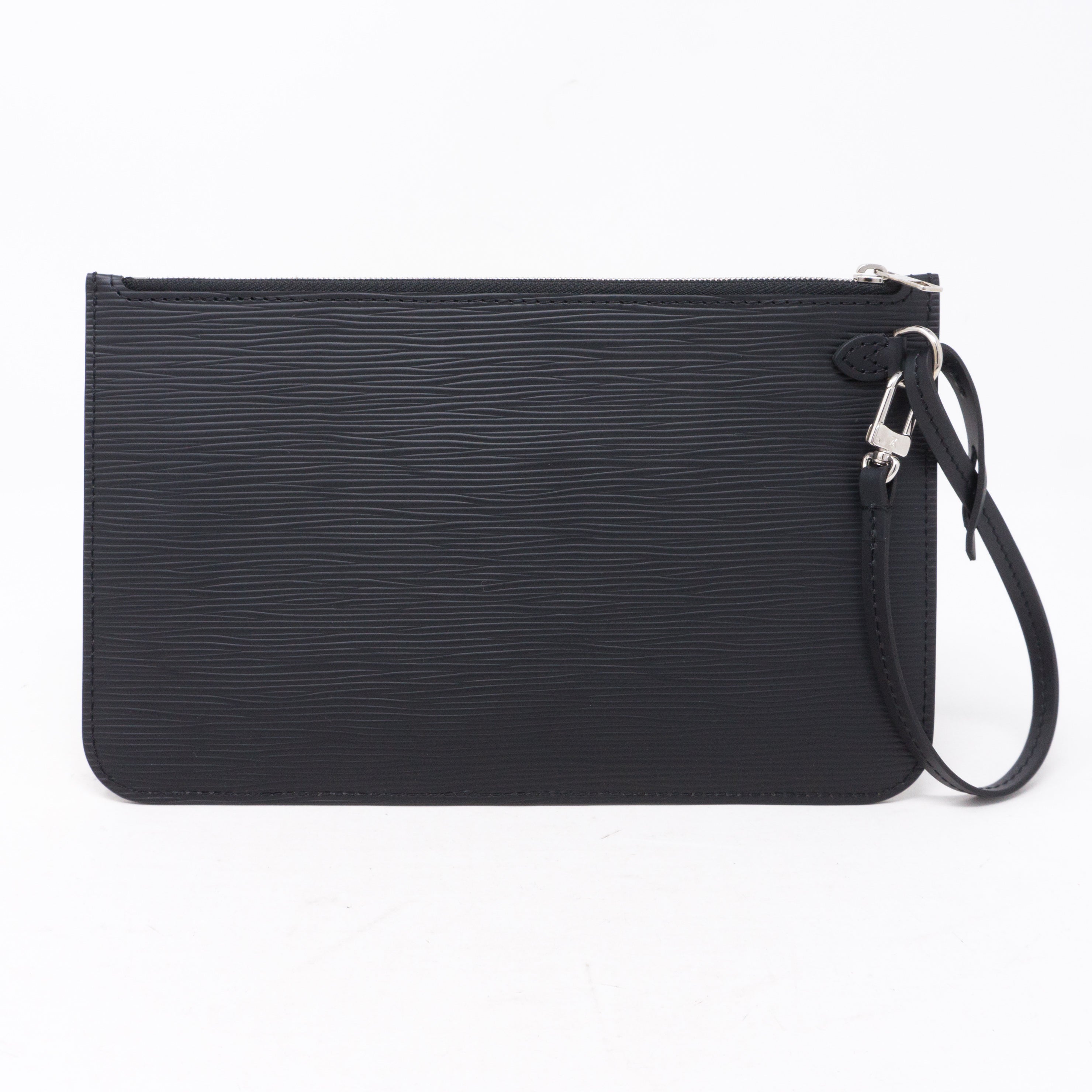 Neverfull Pochette Epi Leather Black