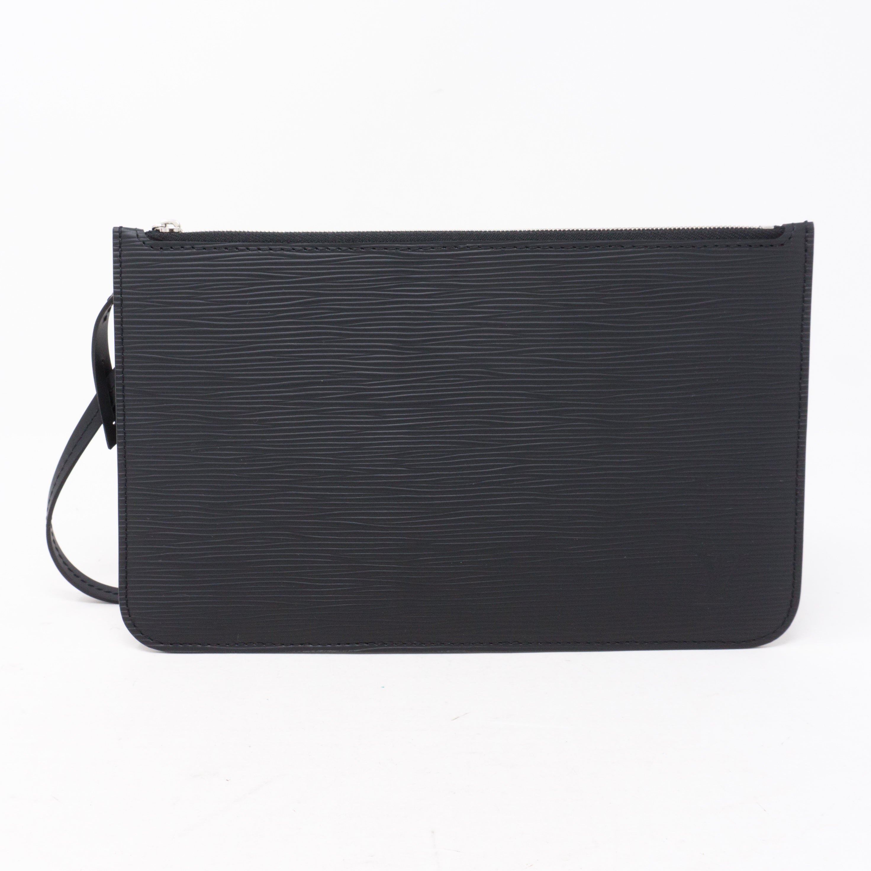 Neverfull Pochette Epi Leather Black