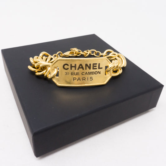 31 Rue Cambon Plate Chain Bracelet