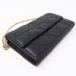 Lady Dior Wallet On Chain Black Leather