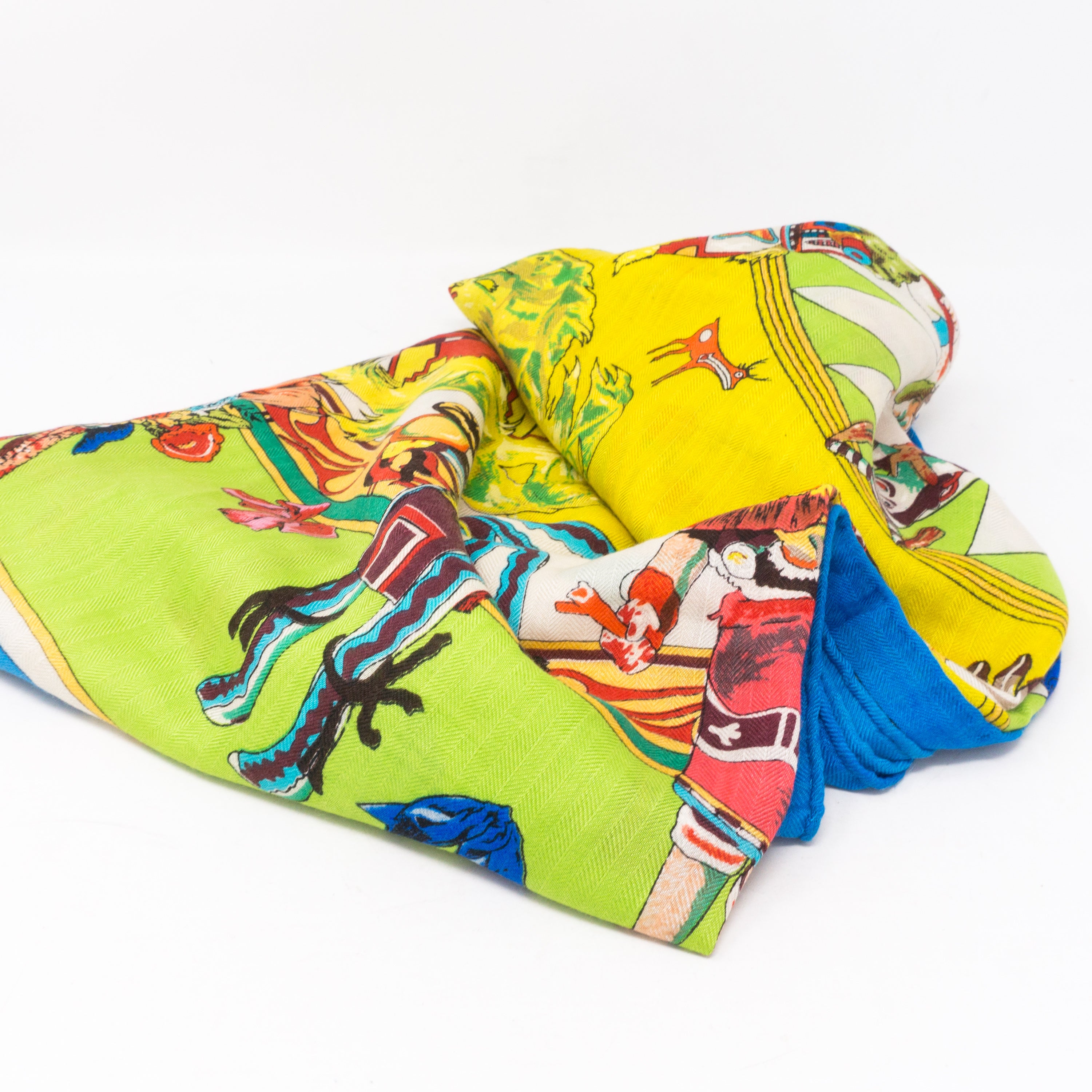 Kachinas Cashmere Silk Shawl 140 cm