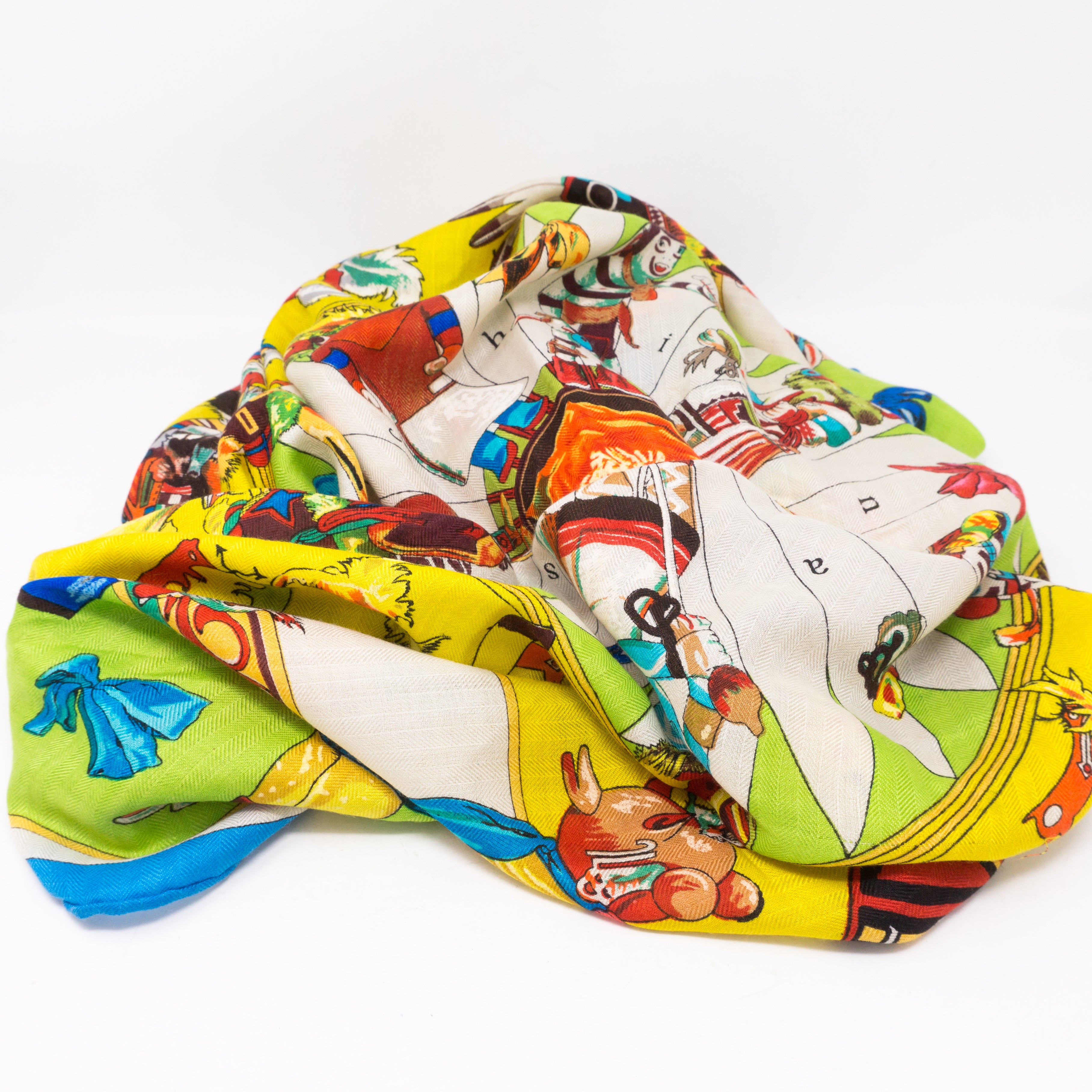 Kachinas Cashmere Silk Shawl 140 cm