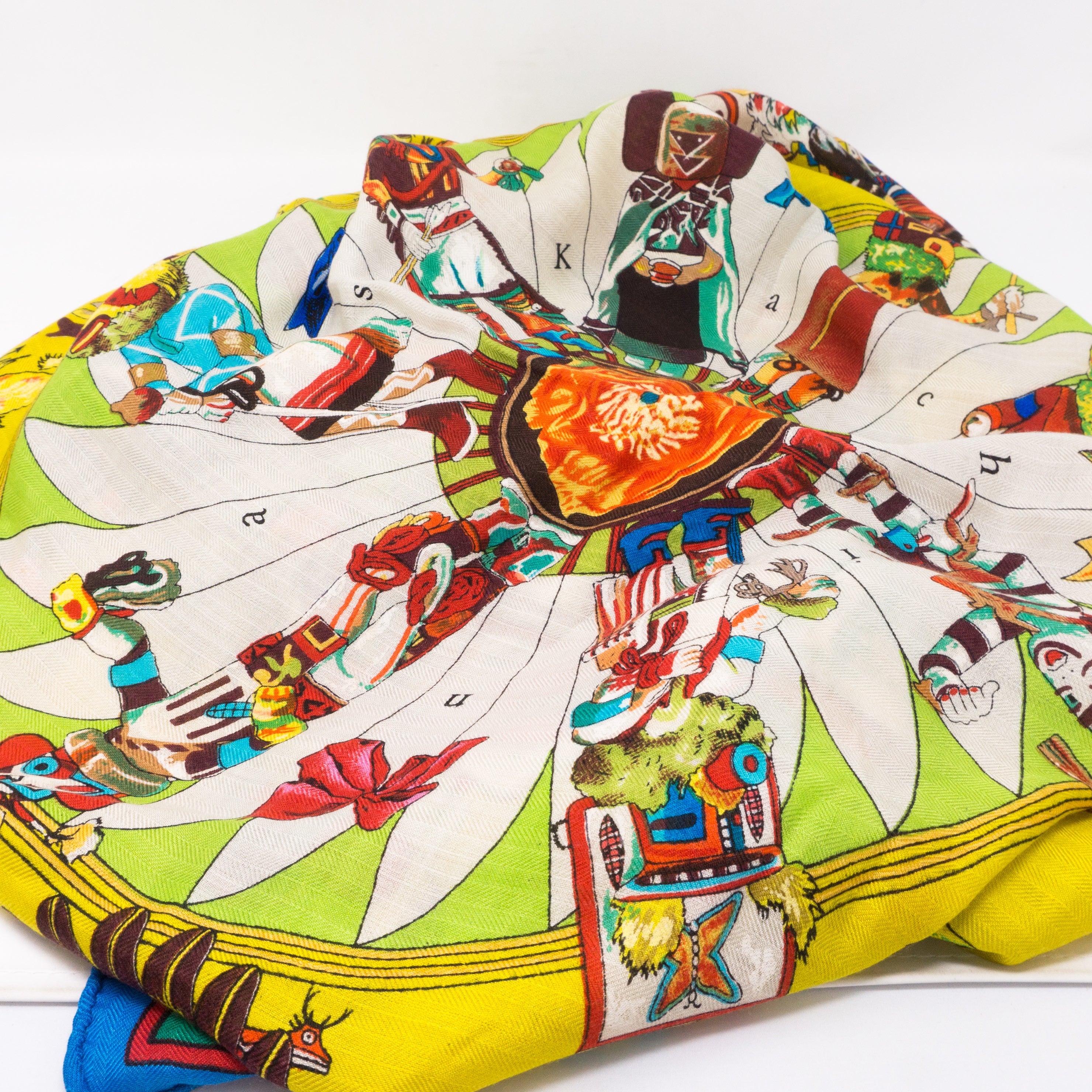 Kachinas Cashmere Silk Shawl 140 cm