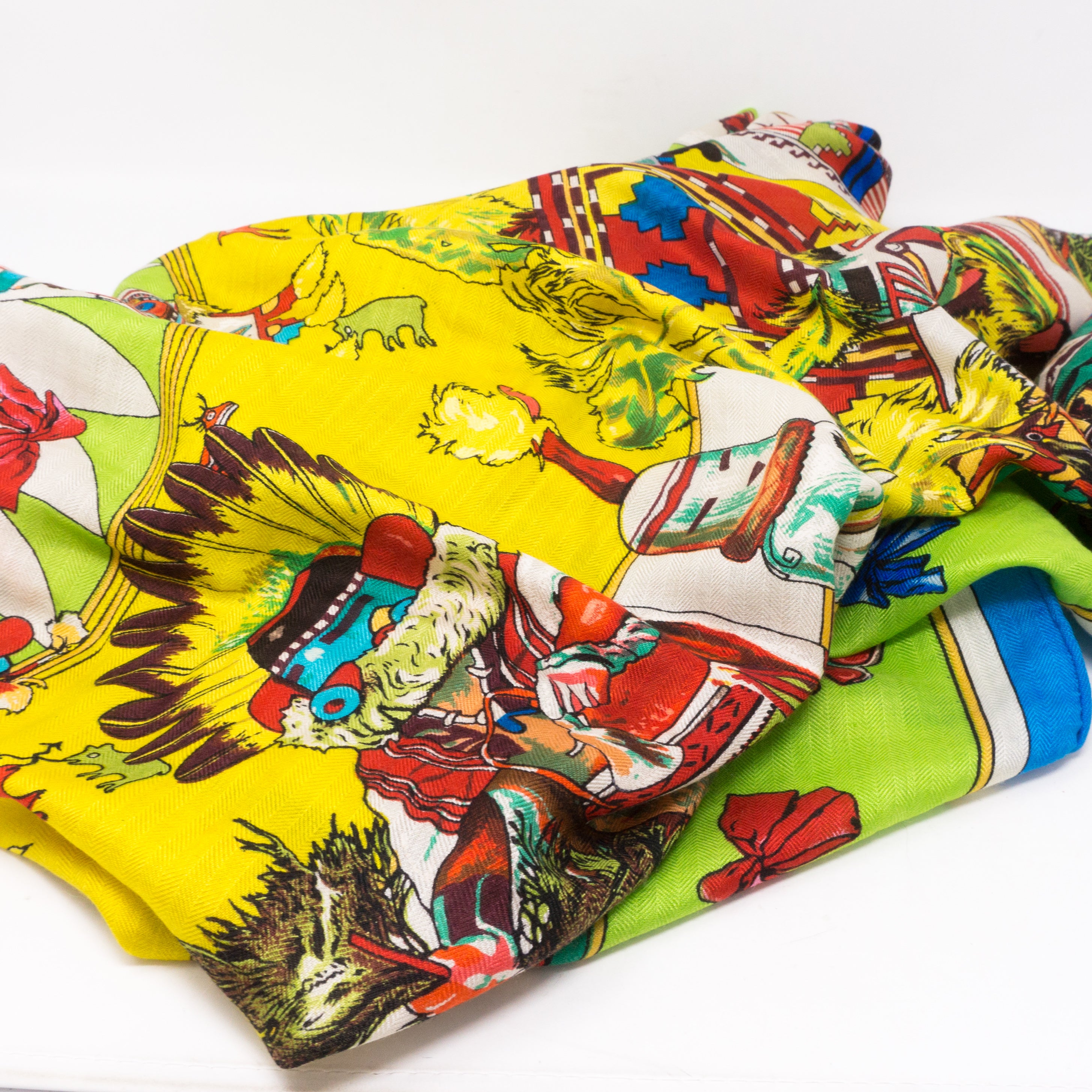 Kachinas Cashmere Silk Shawl 140 cm