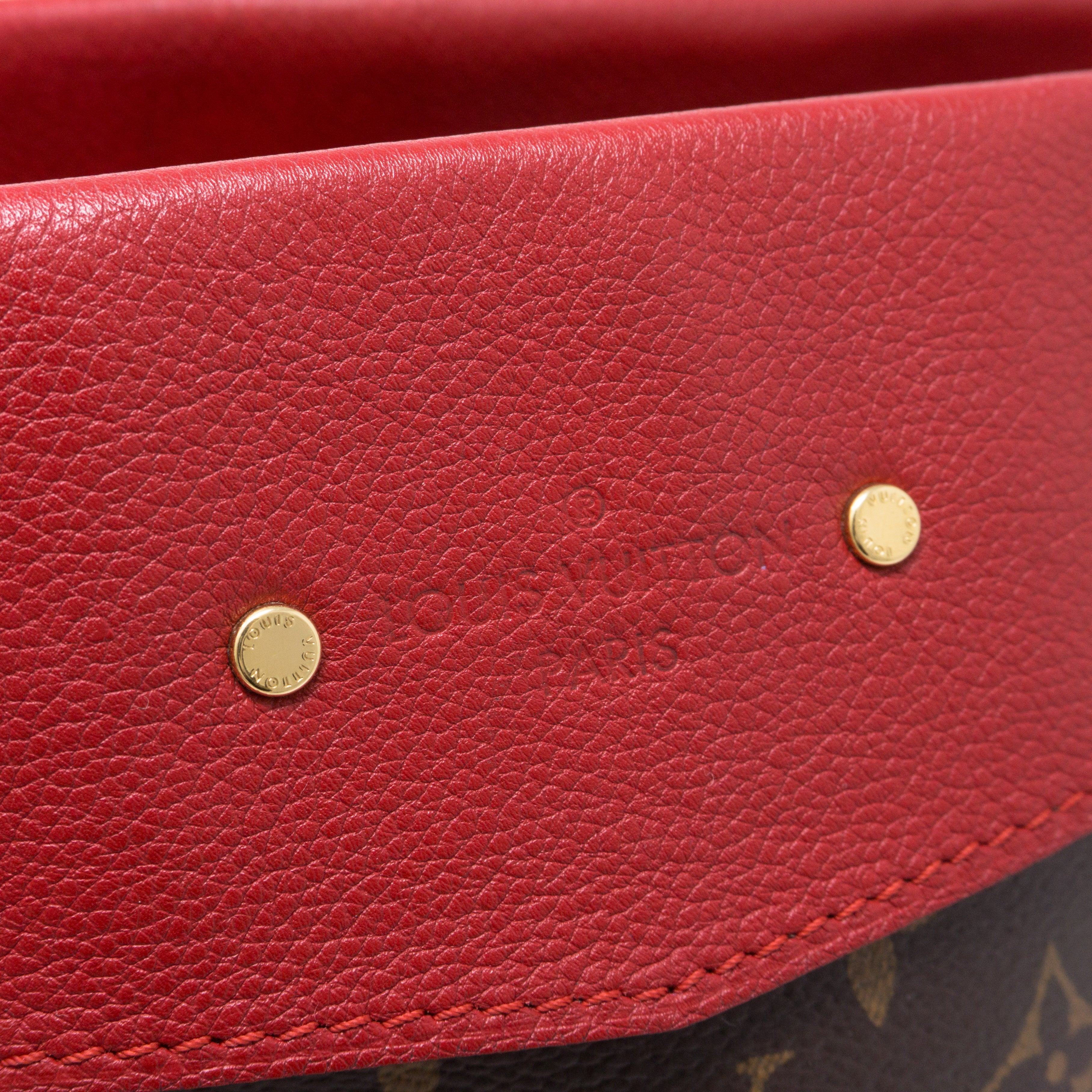 Pallas Shopper Monogram Red