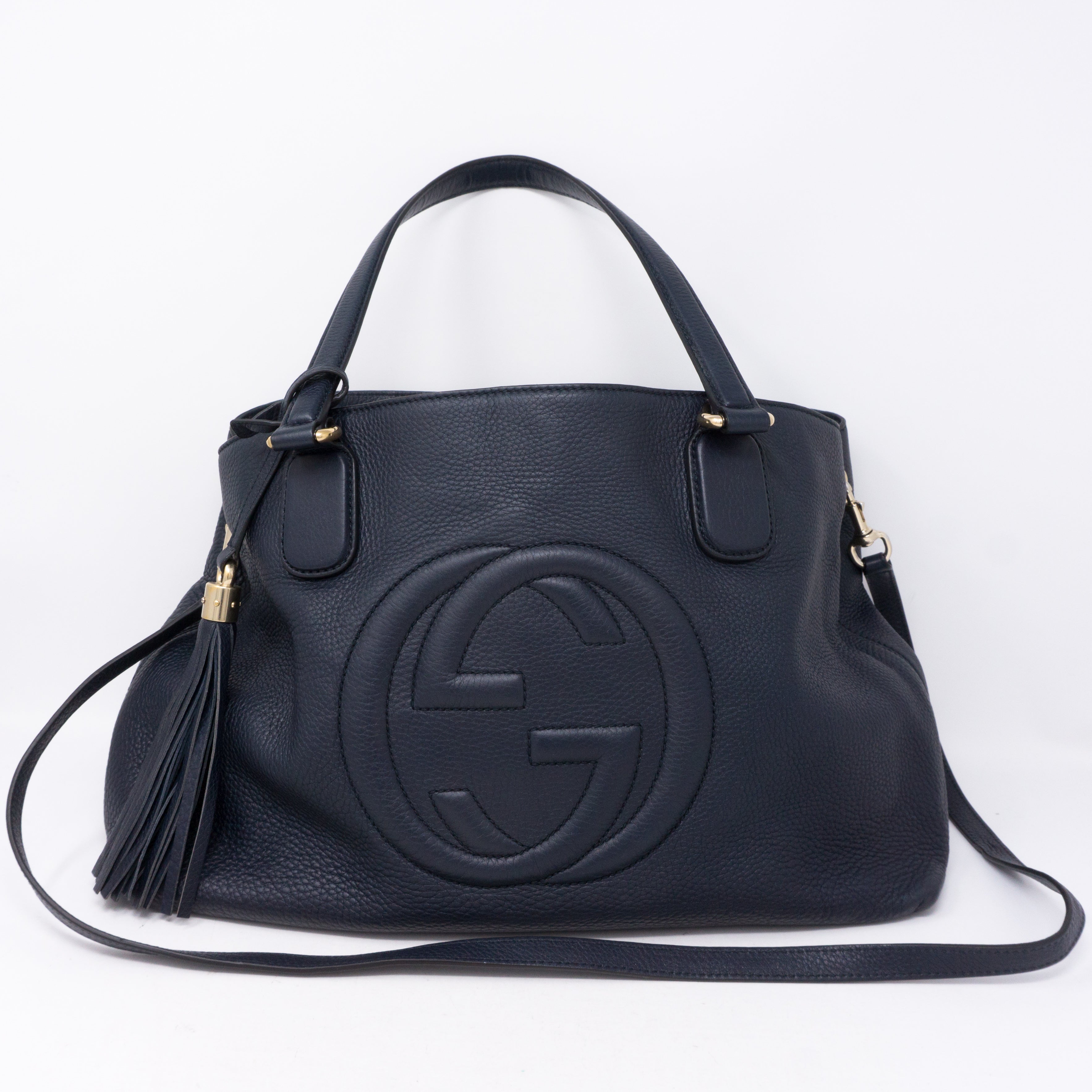 Soho Working Tote Medium Navy Blue