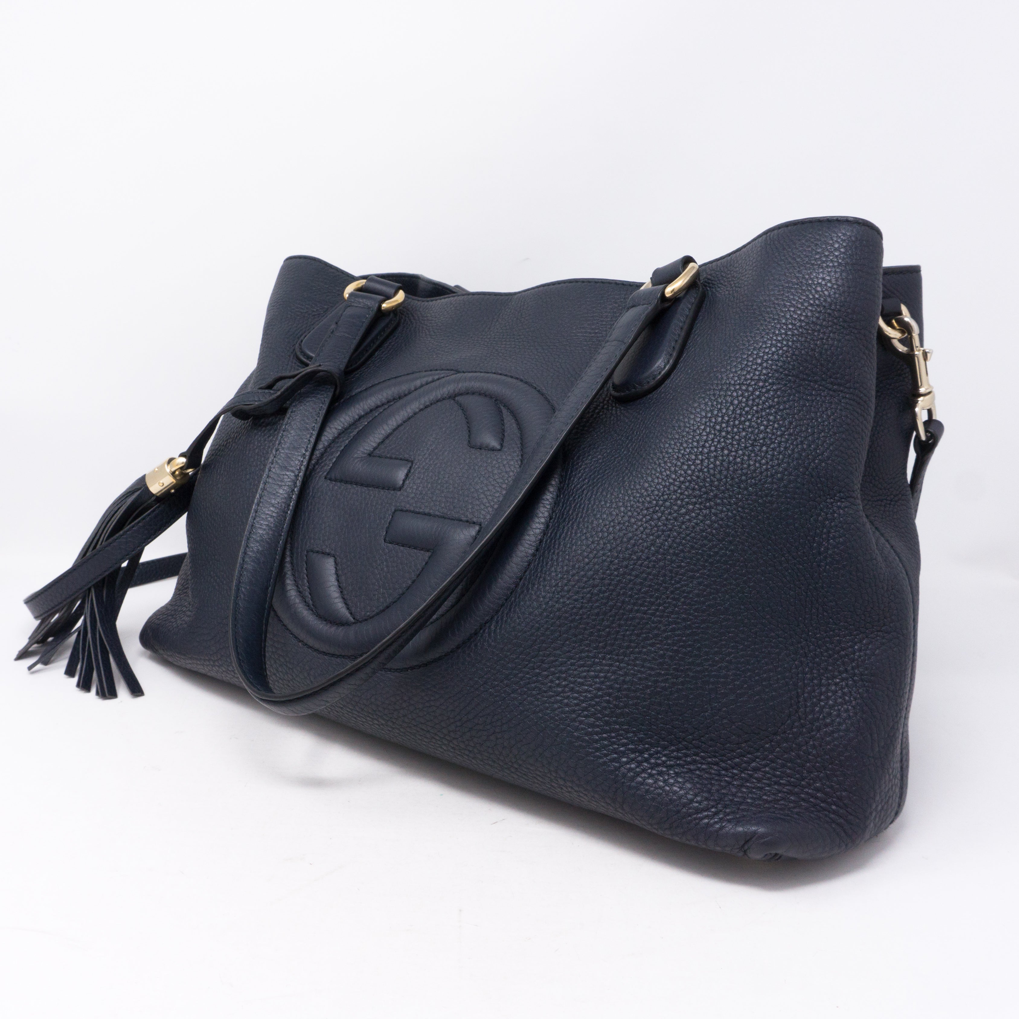 Soho Working Tote Medium Navy Blue