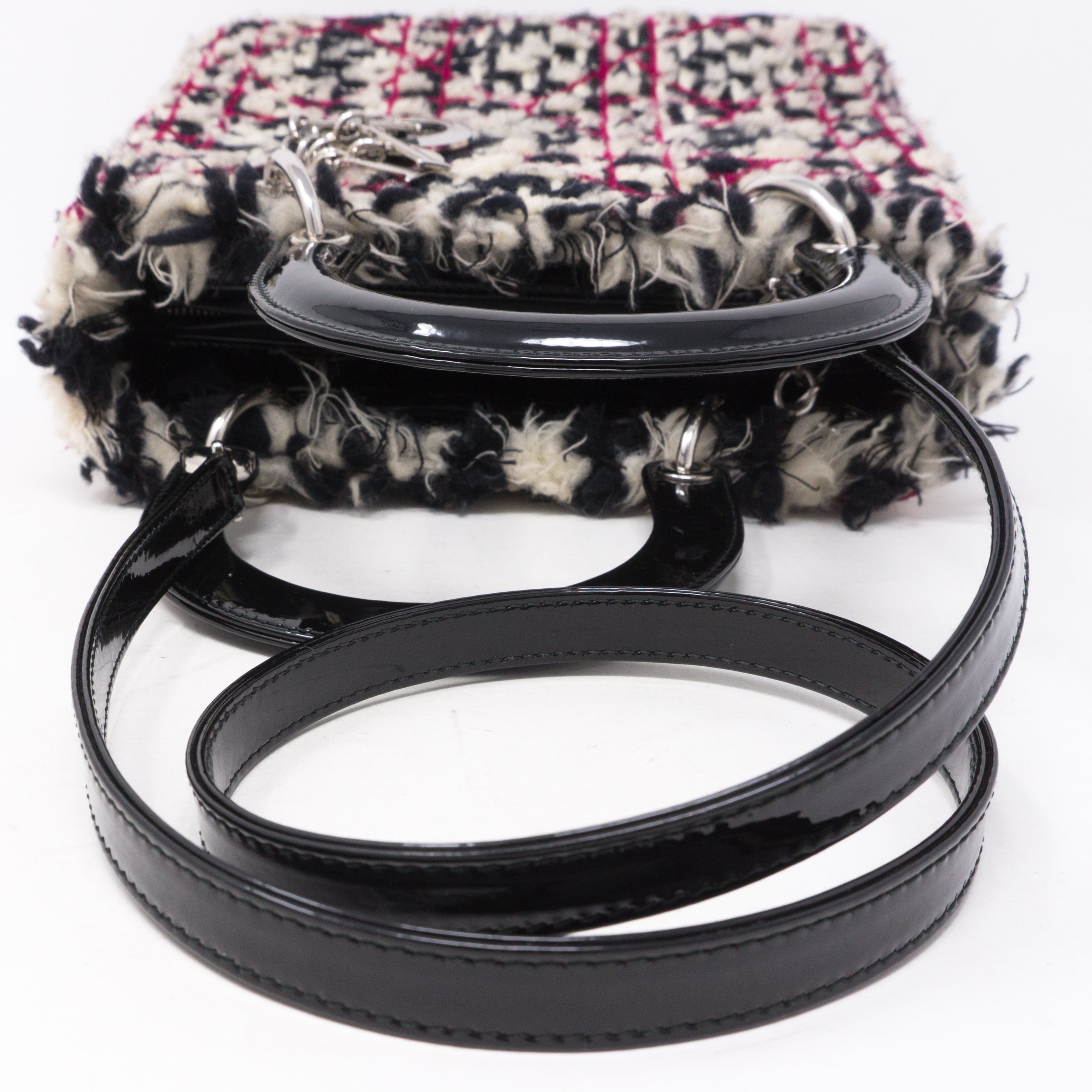 Lady Dior Medium Tweed & Leather