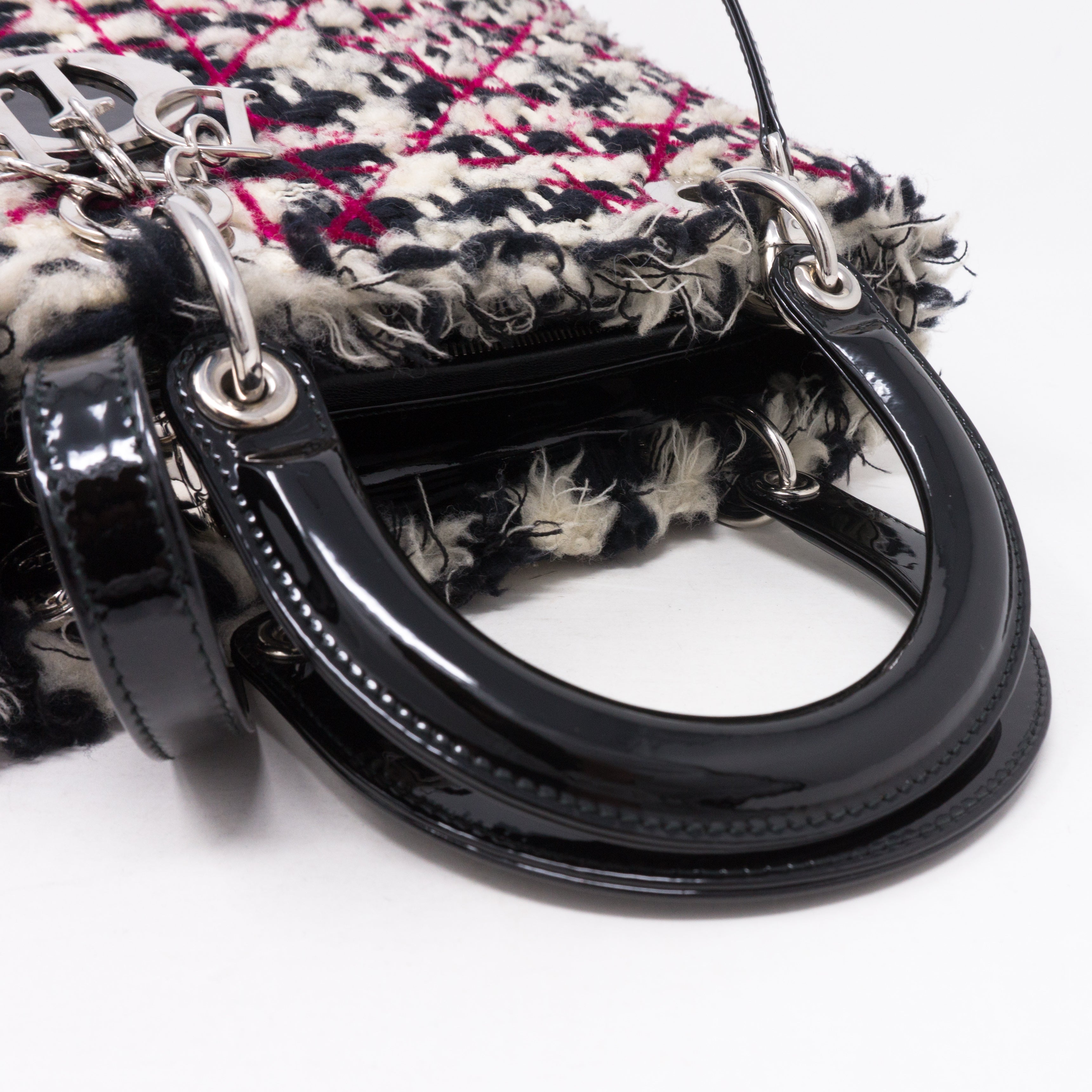 Lady Dior Medium Tweed & Leather