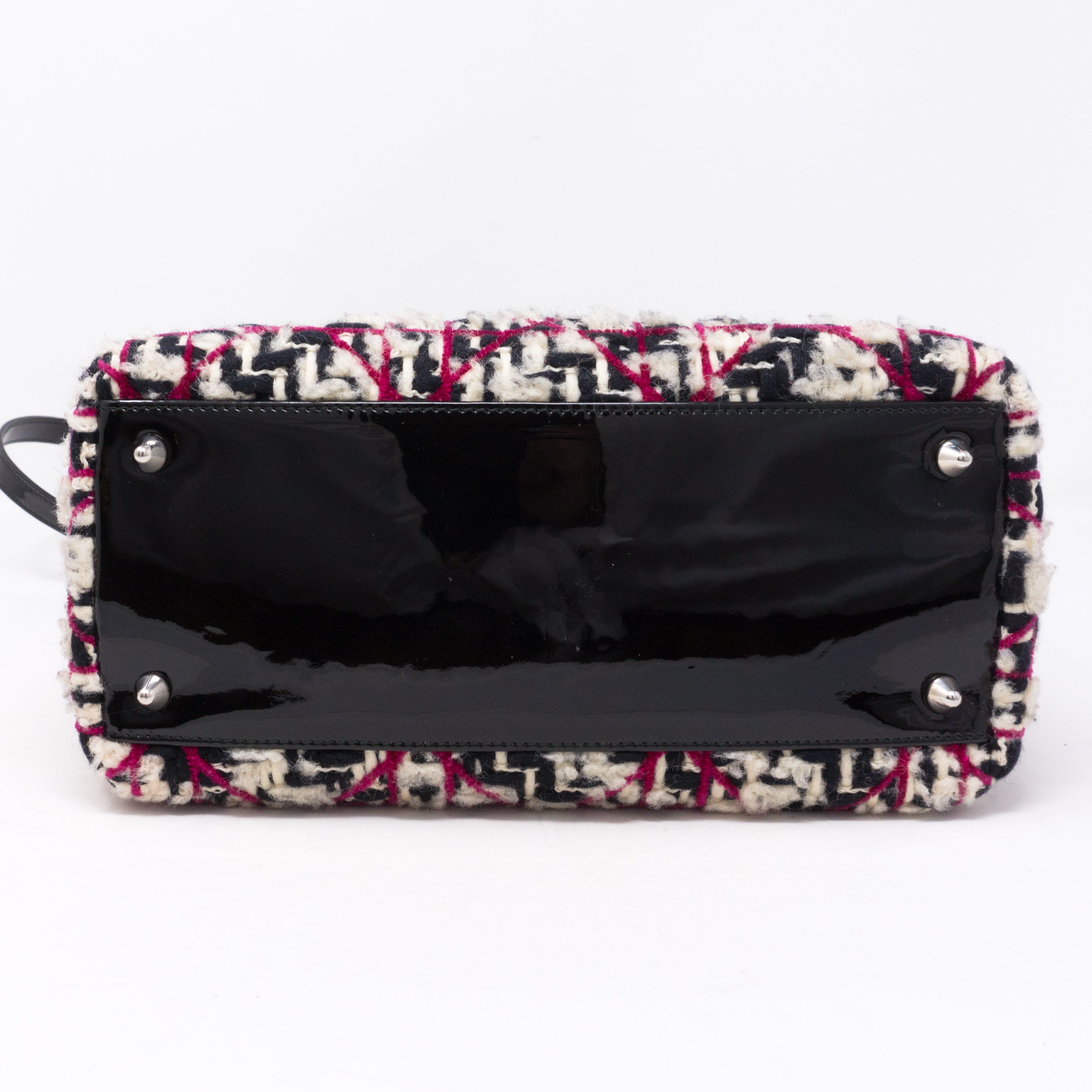 Lady Dior Medium Tweed & Leather