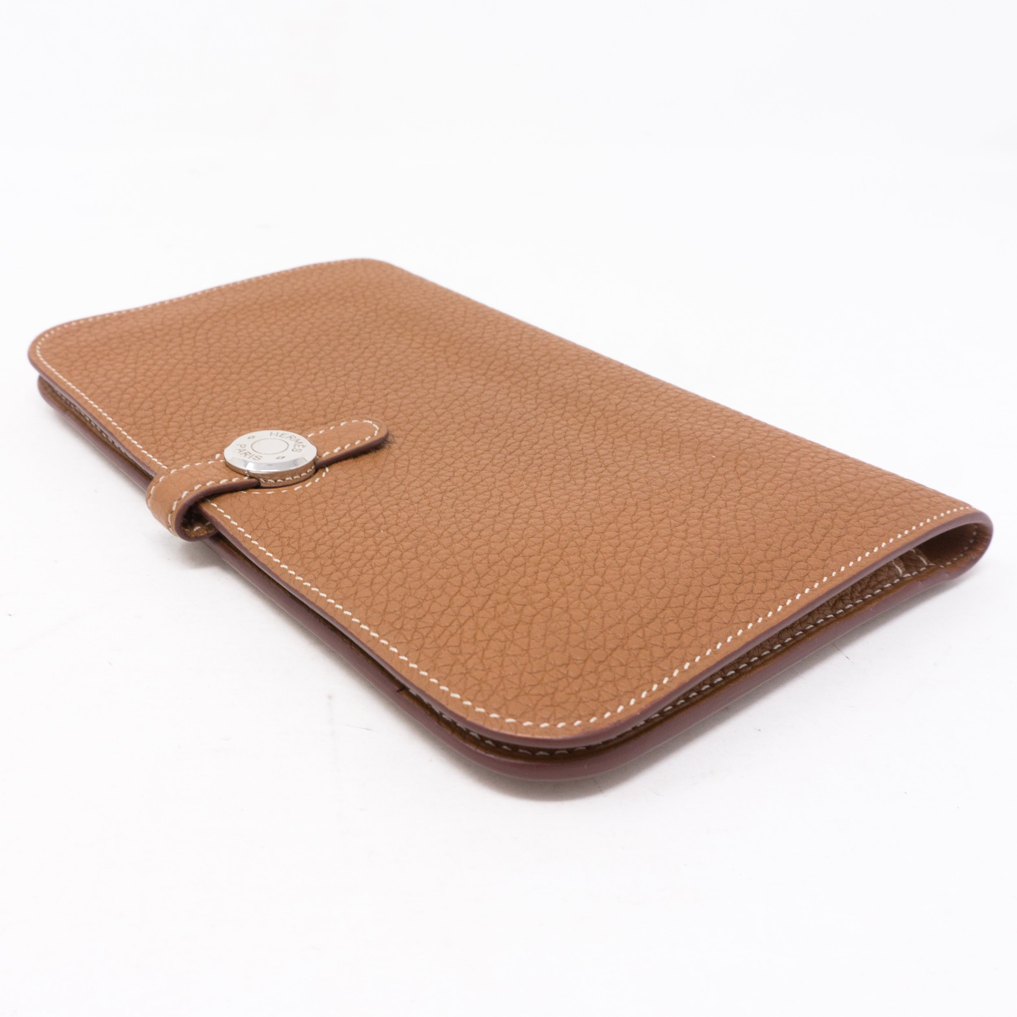 Dogon Duo Wallet Gold Leather