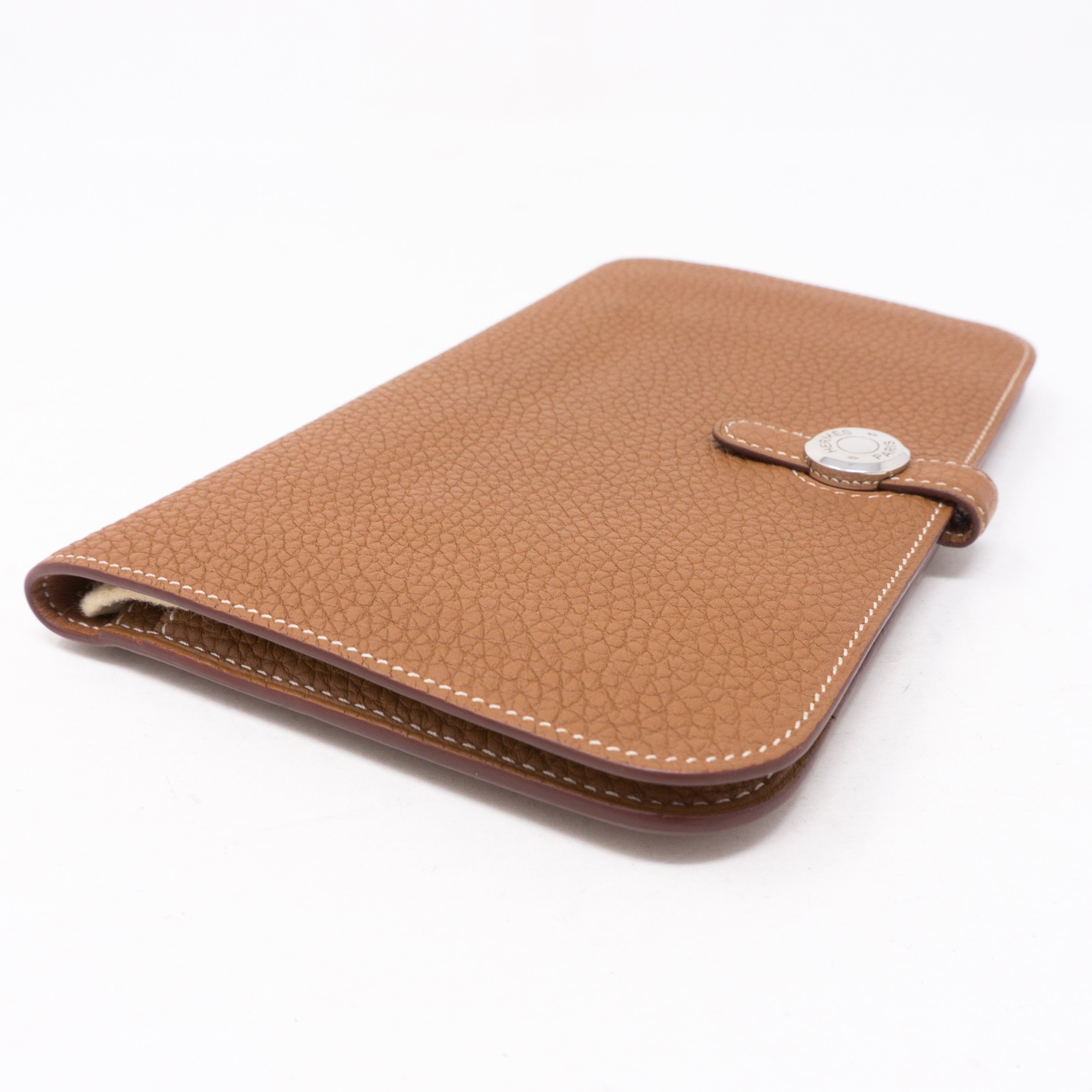 Dogon Duo Wallet Gold Leather