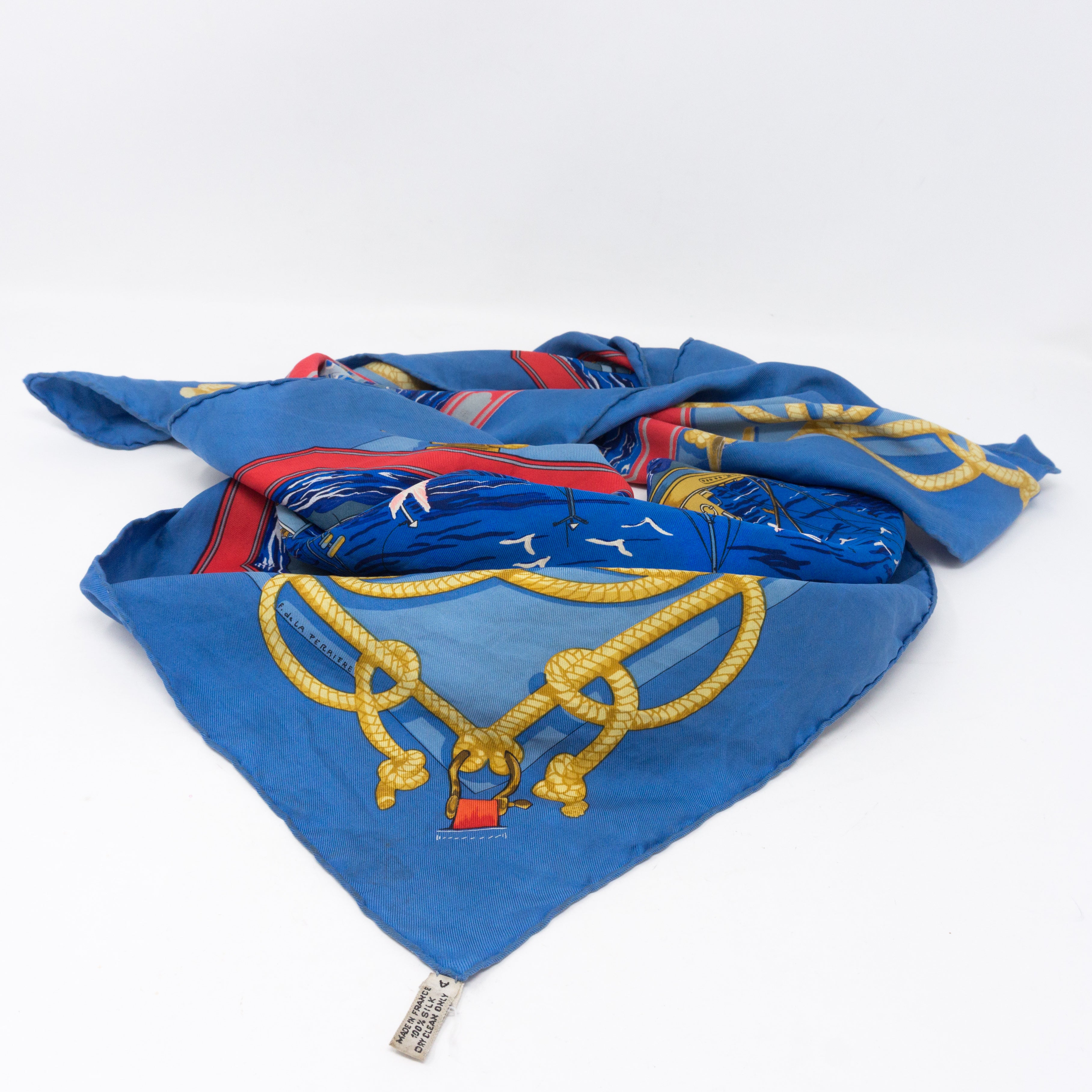 Silk Scarf 90 Retour de Peche