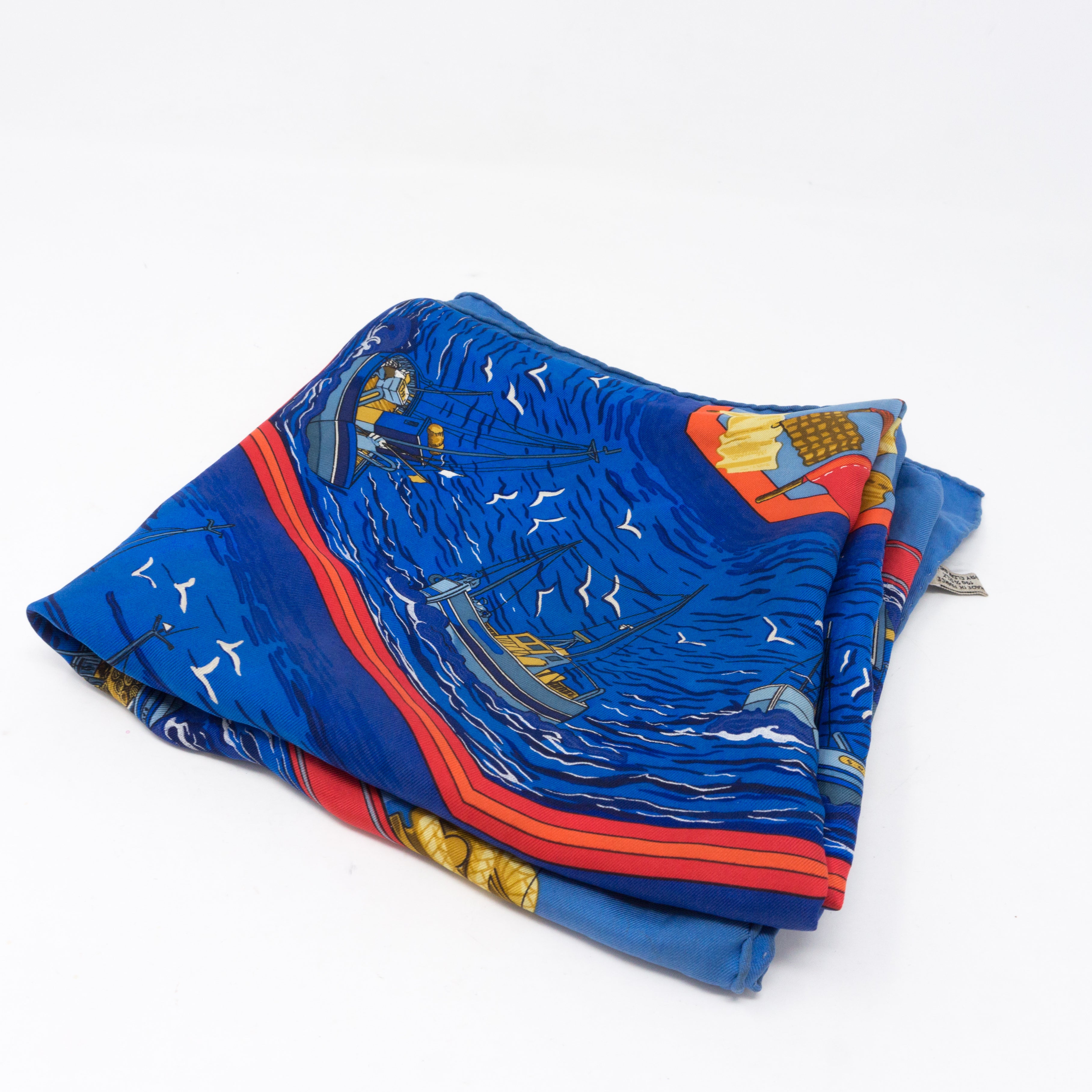 Silk Scarf 90 Retour de Peche
