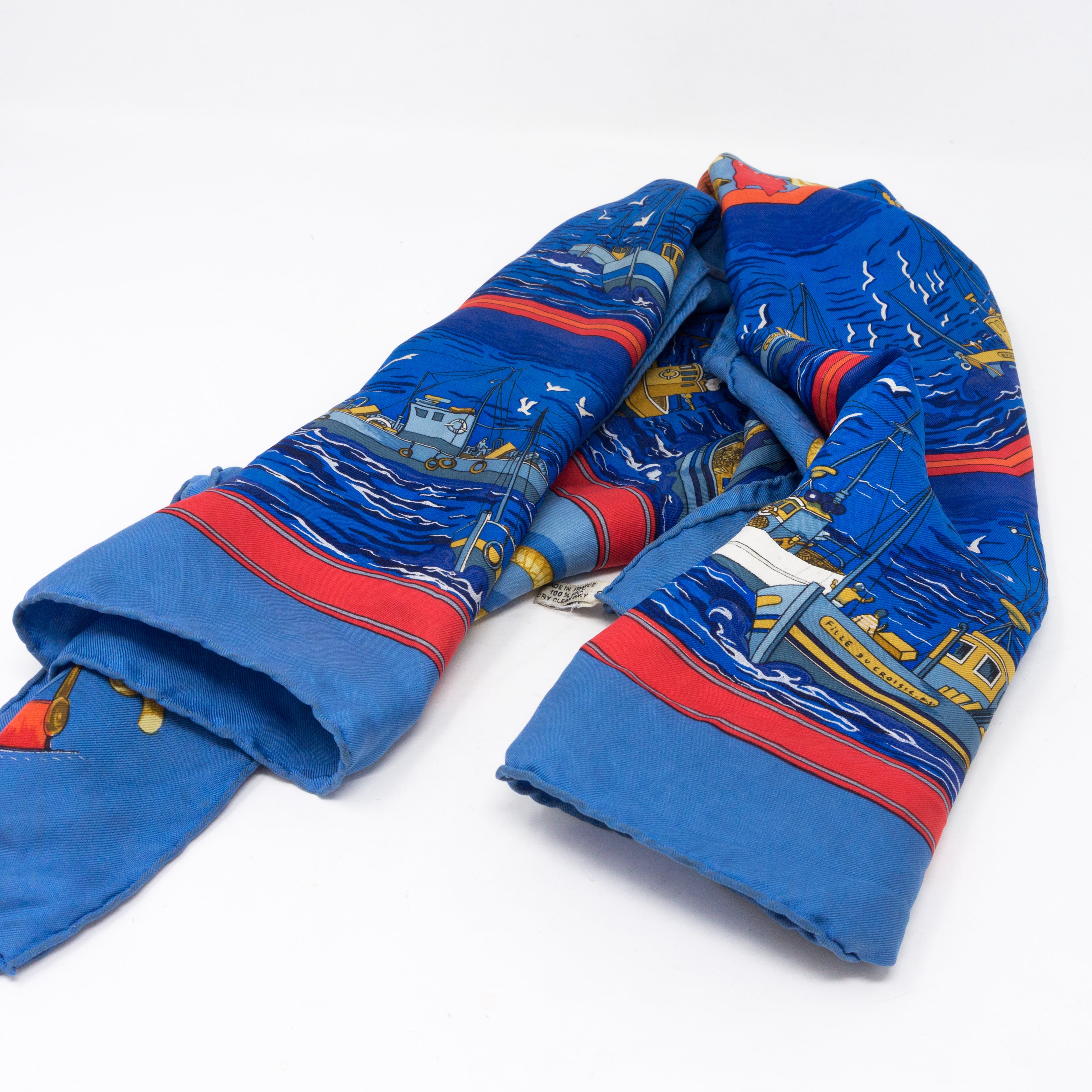 Silk Scarf 90 Retour de Peche