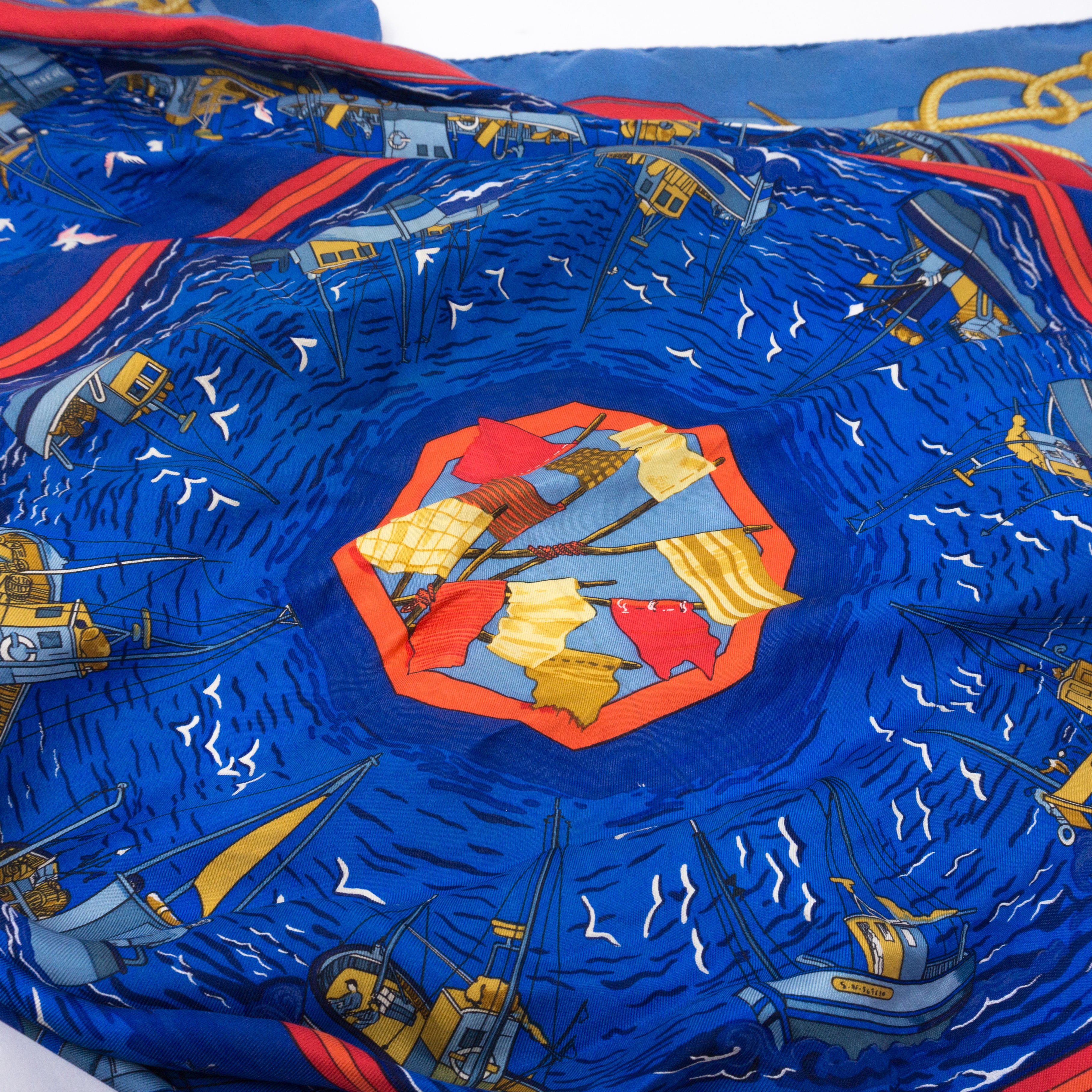 Silk Scarf 90 Retour de Peche