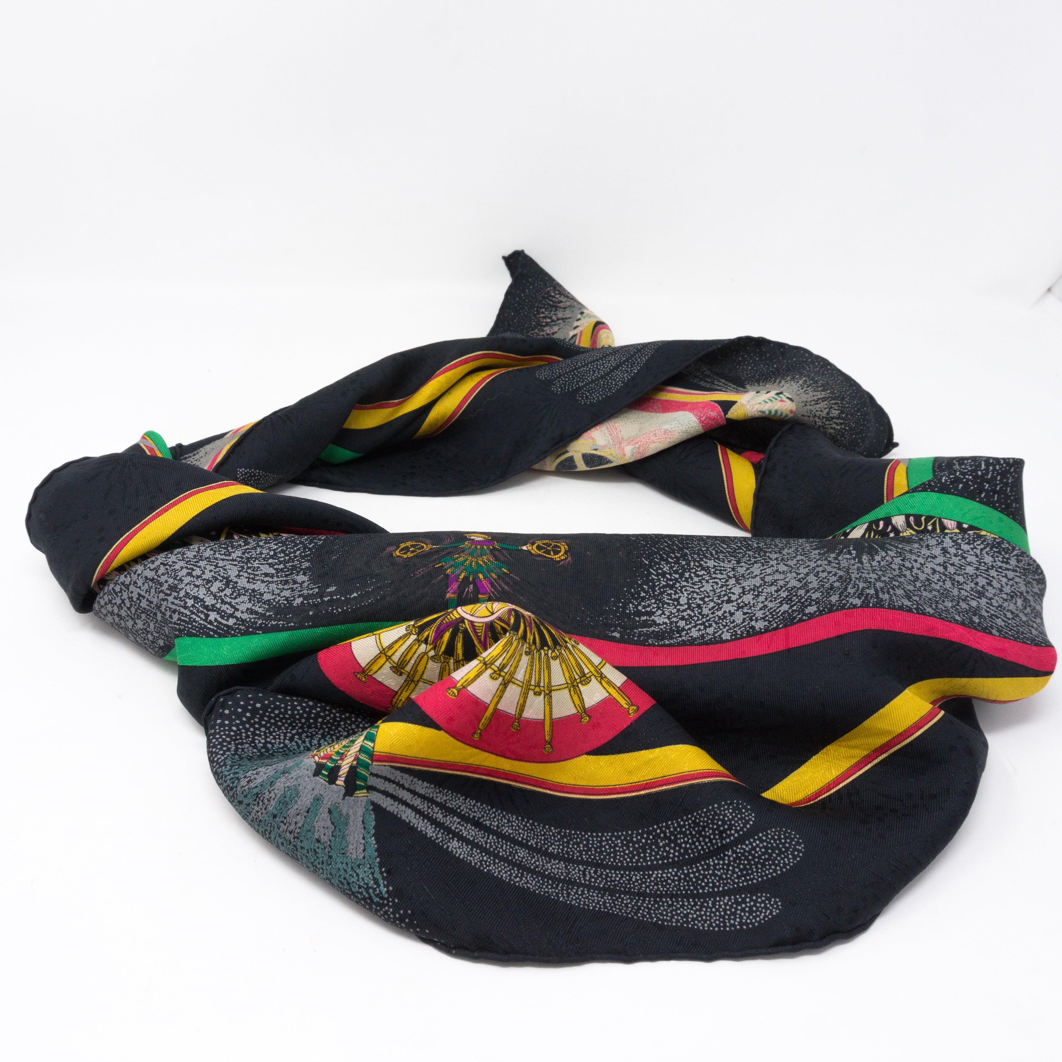 Silk Scarf 90 Feux Dartifice