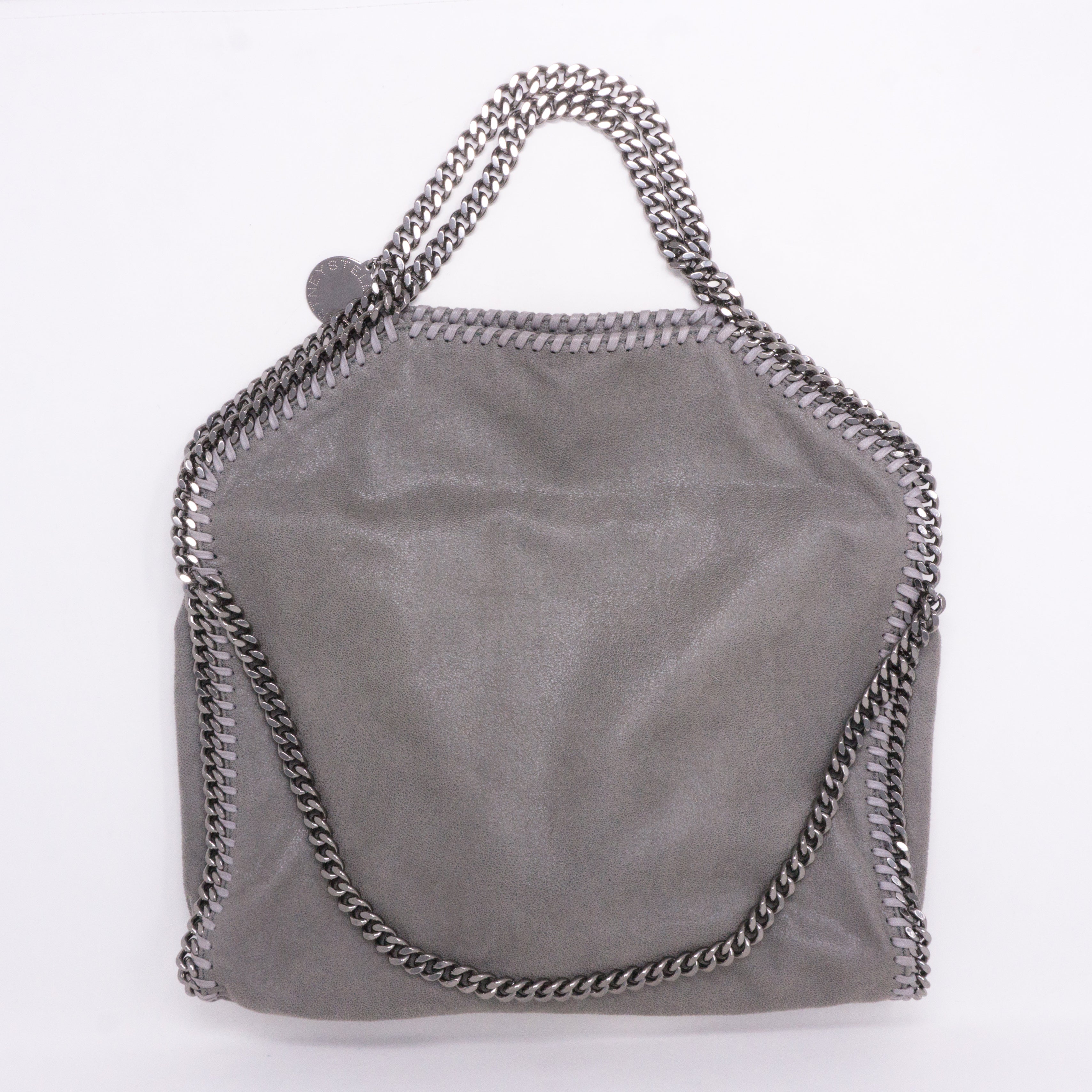 Falabella Fold Over Tote Gray