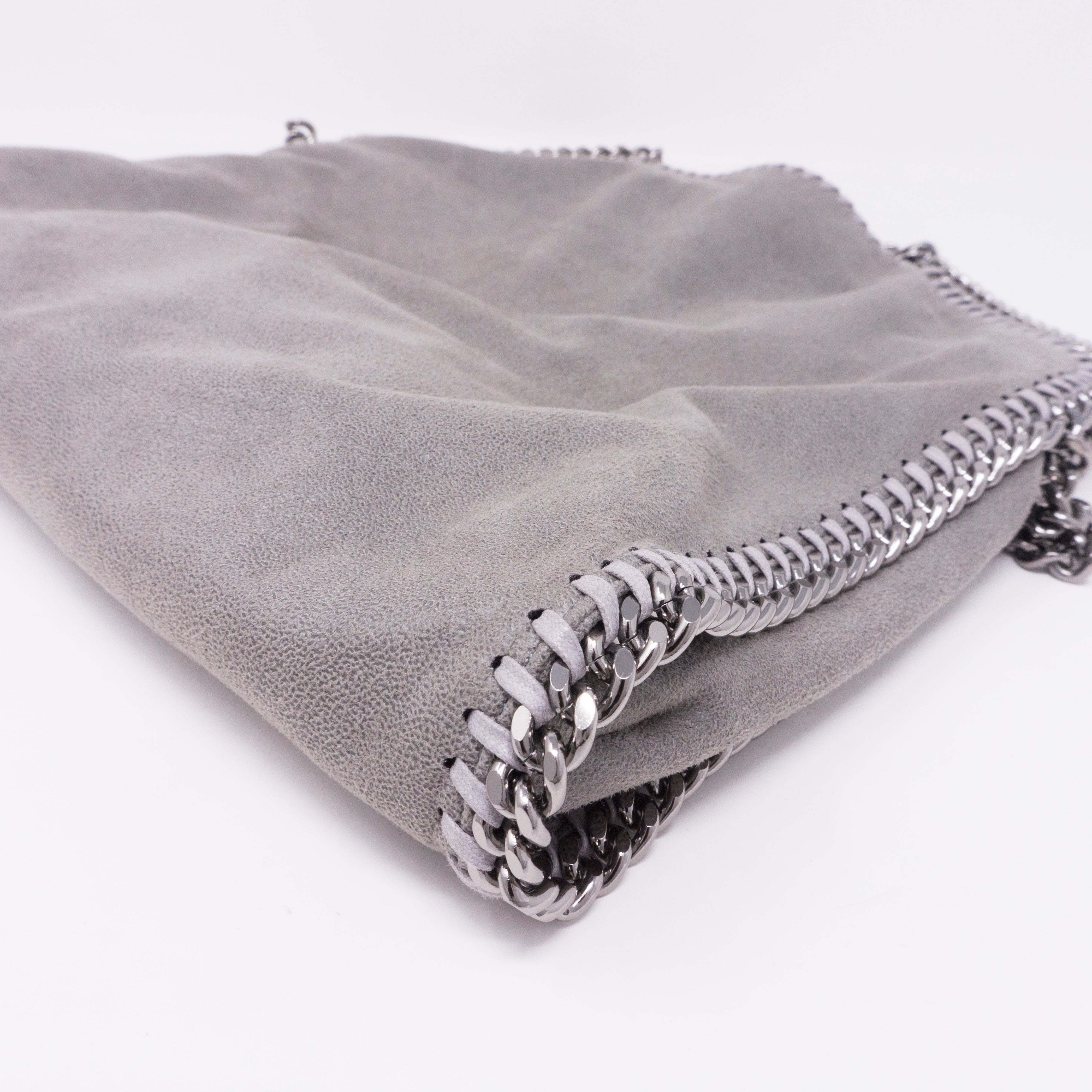 Falabella Fold Over Tote Gray