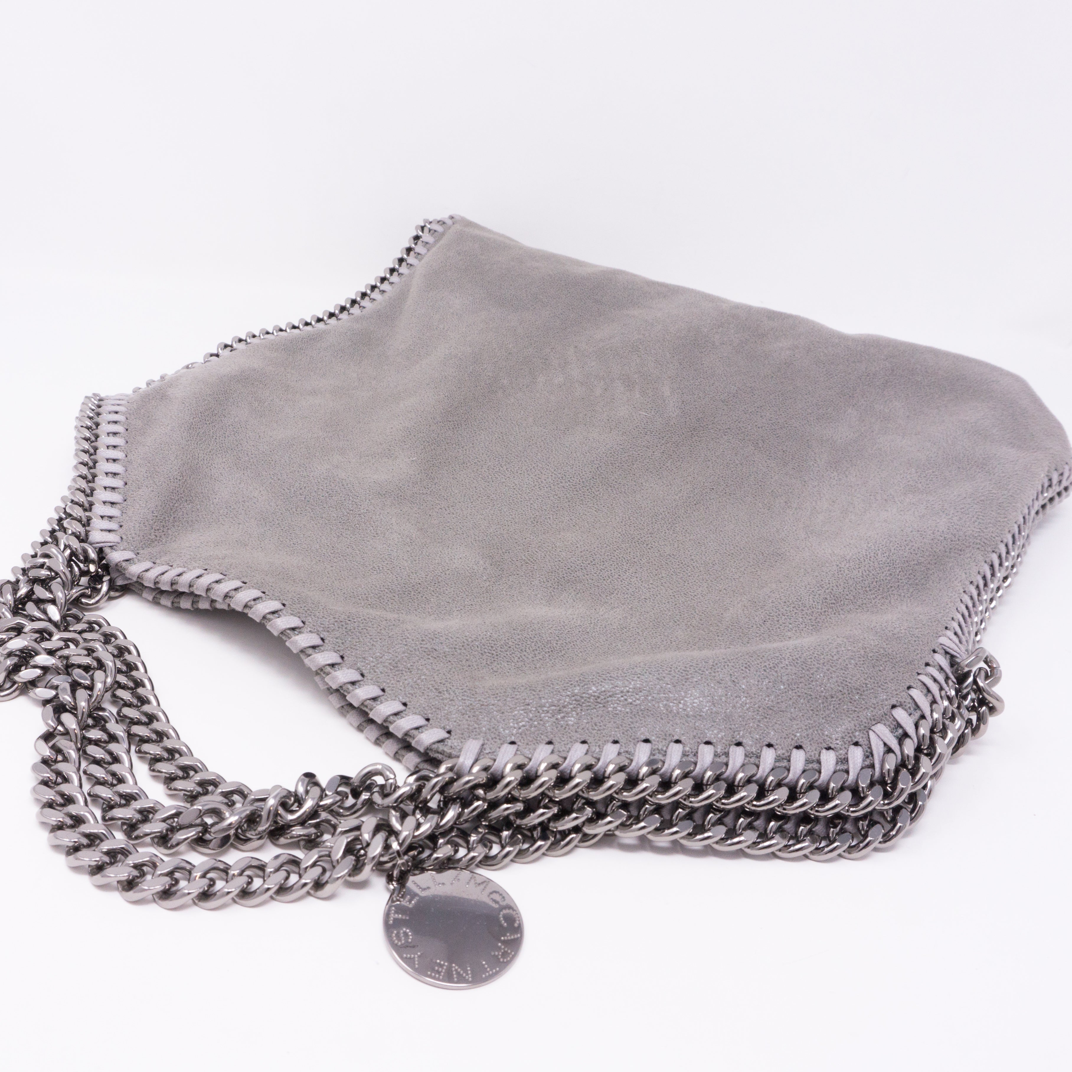 Falabella Fold Over Tote Gray