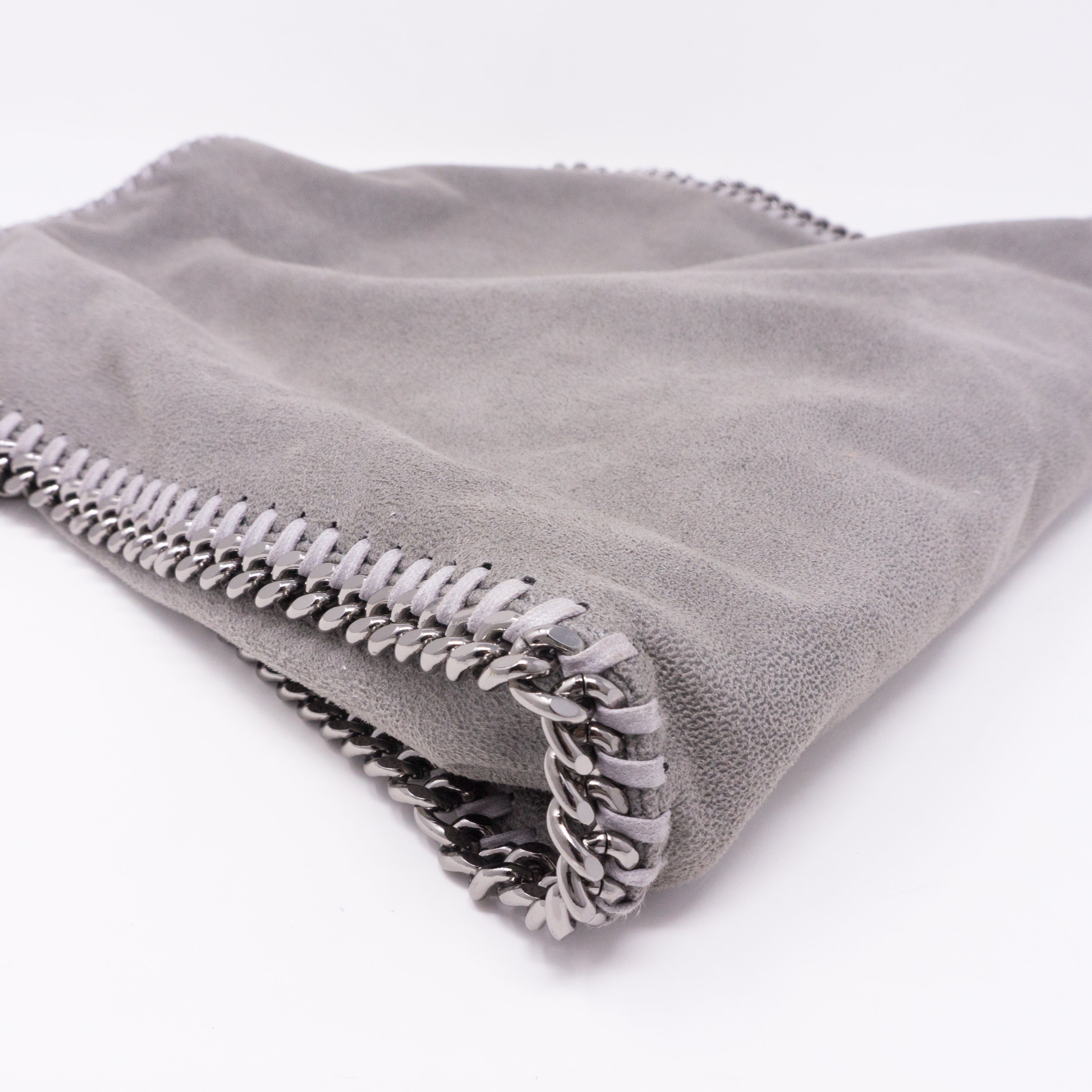 Falabella Fold Over Tote Gray