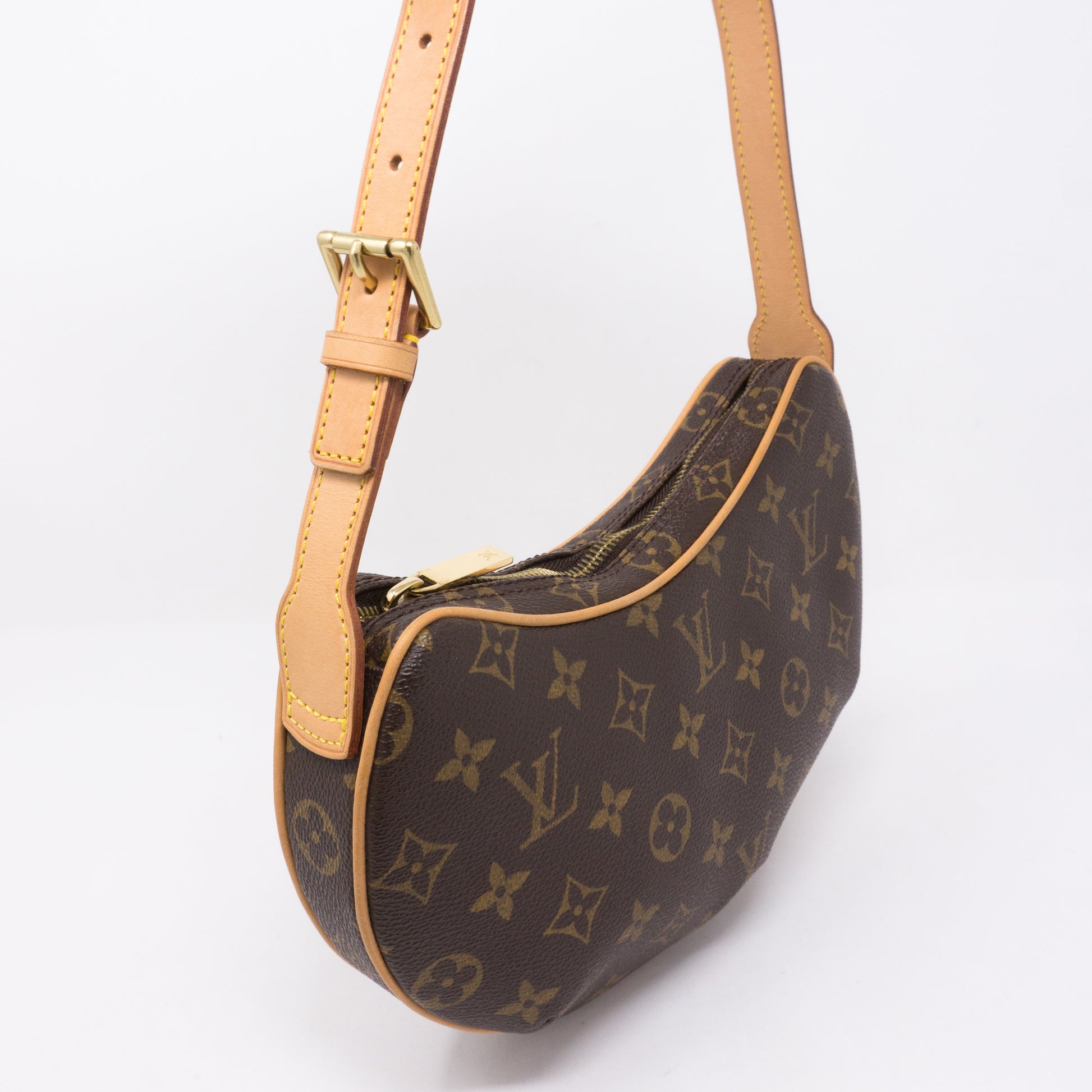 Vintage Louis Vuitton Croissant Bag PM / review after 4 years + mod