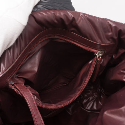 Coco Cocoon Black Quilted Nylon Backpack