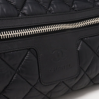 Coco Cocoon Black Quilted Nylon Backpack