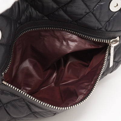 Coco Cocoon Black Quilted Nylon Backpack