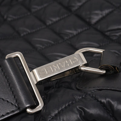 Coco Cocoon Black Quilted Nylon Backpack