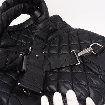 Coco Cocoon Black Quilted Nylon Backpack