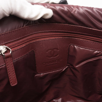 Coco Cocoon Black Quilted Nylon Backpack