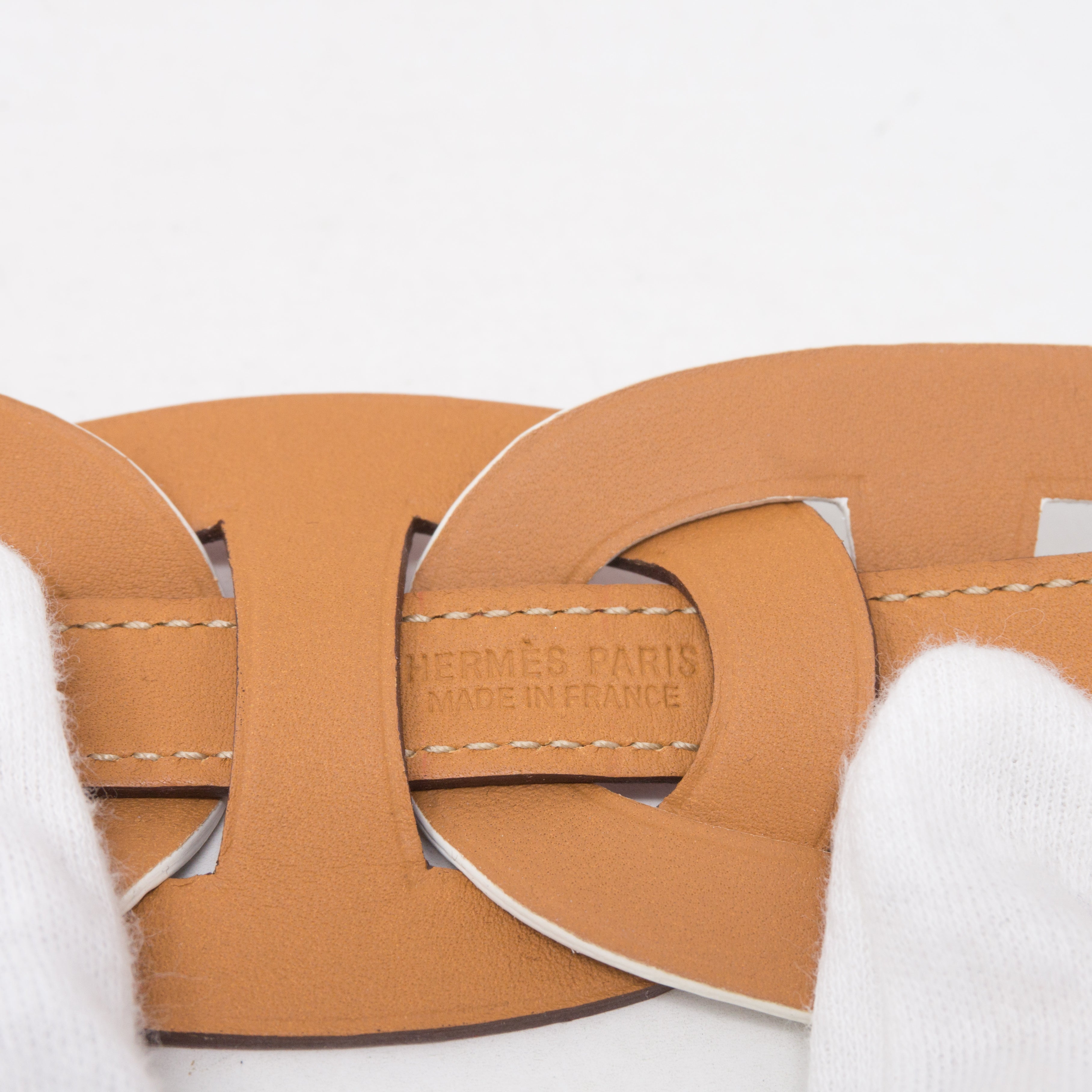 Fétiche Leather Bracelet Red White