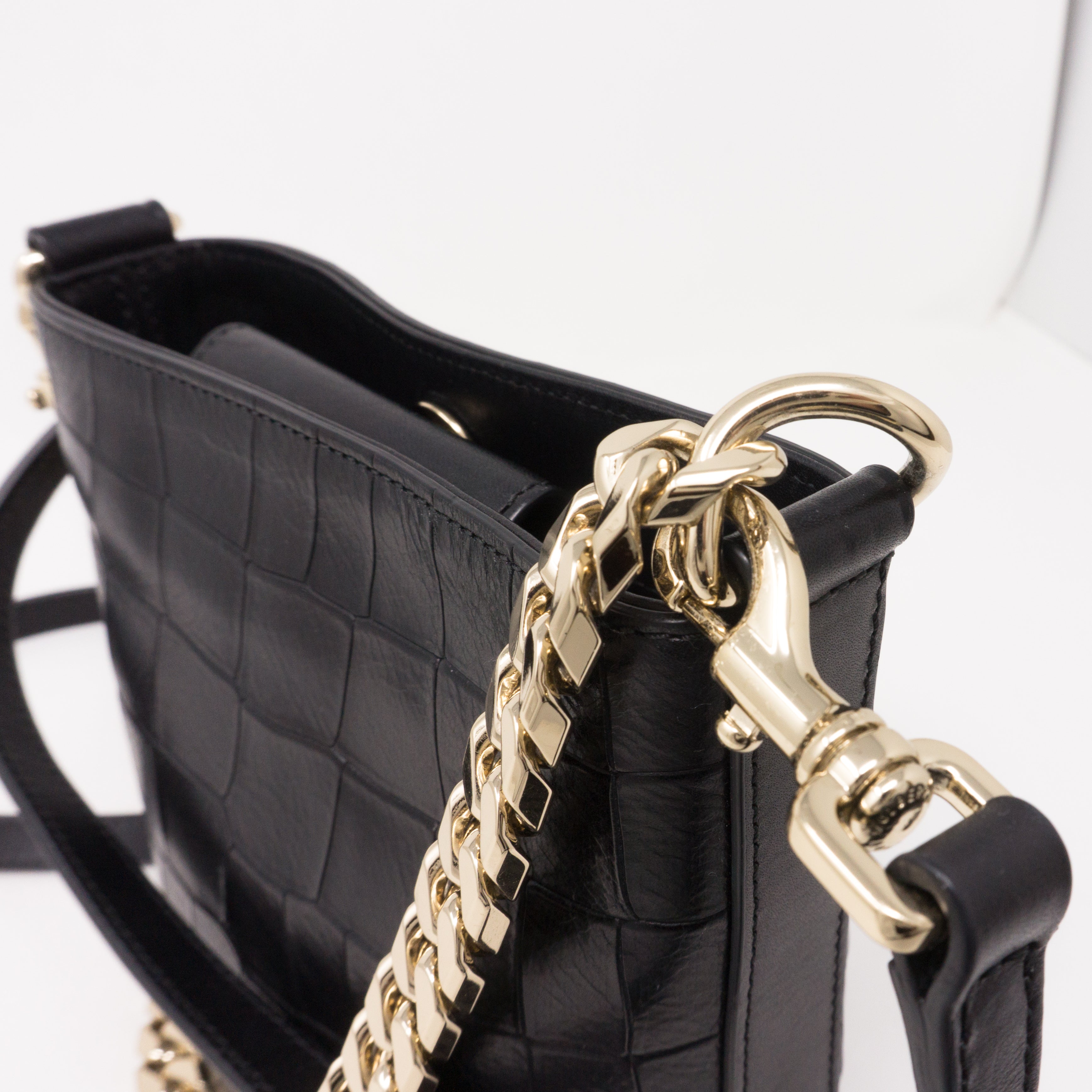 Jamie Mini Black Leather