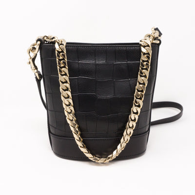 Jamie Mini Black Leather