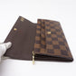 Sarah Long Wallet Damier Ebene