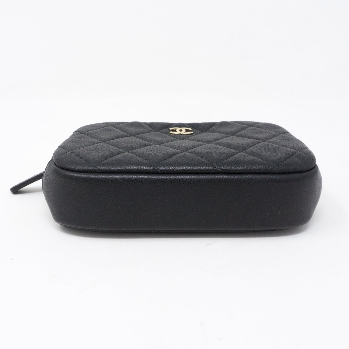 Curvy Pouch Cosmetic Case Black Caviar