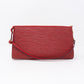 Pochette Accessoires Red Epi Leather