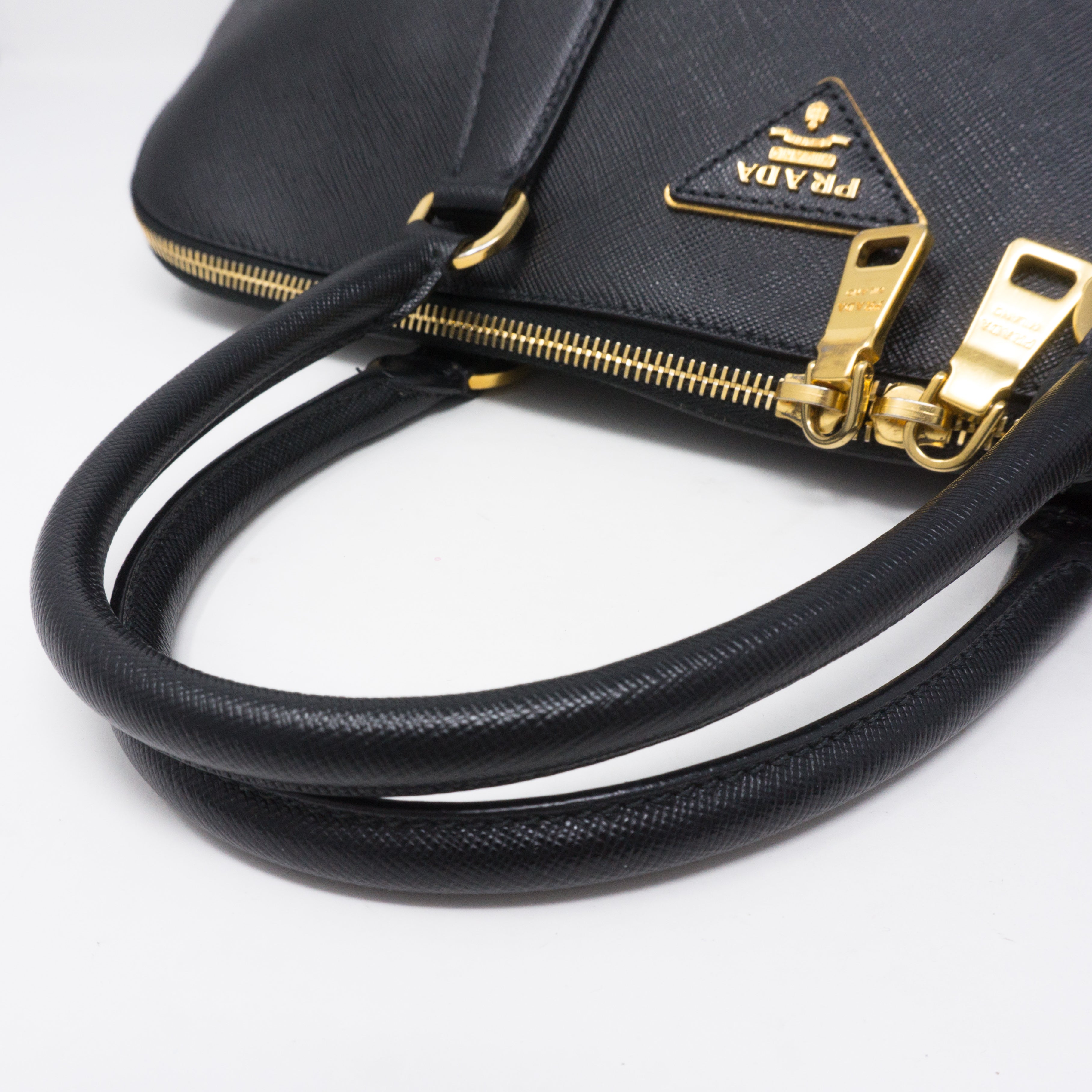 Promenade Large Black Saffiano Leather