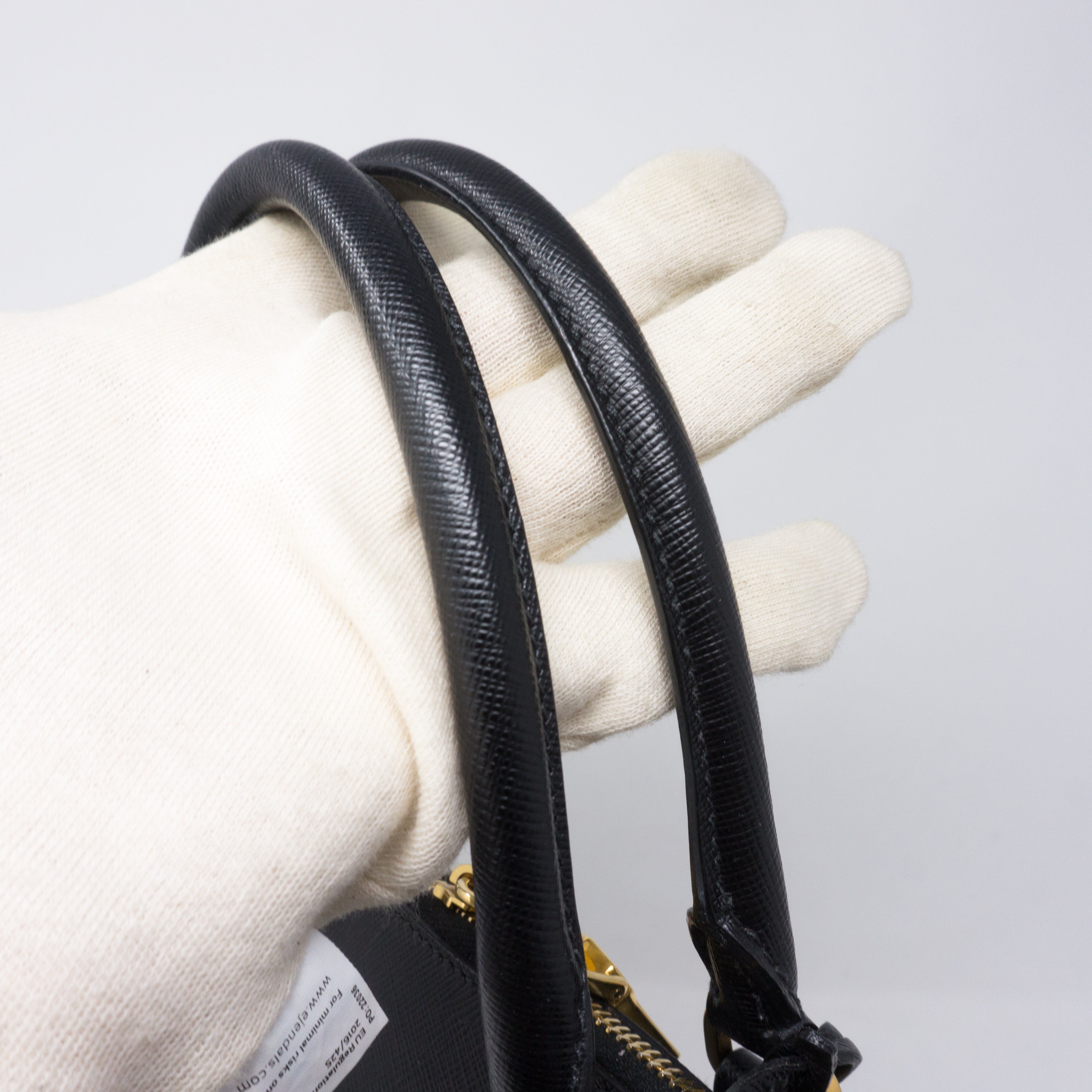 Promenade Large Black Saffiano Leather
