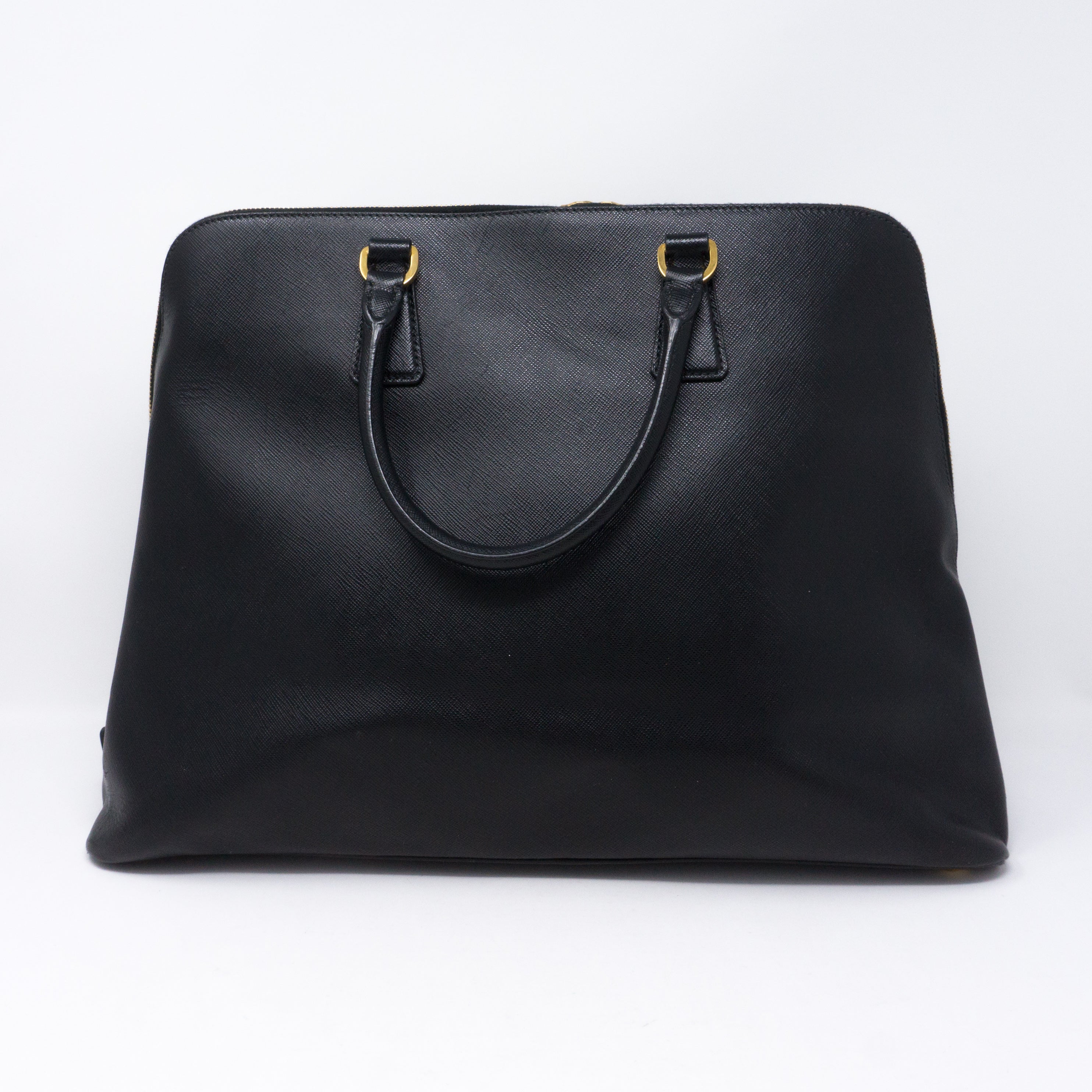 Promenade Large Black Saffiano Leather