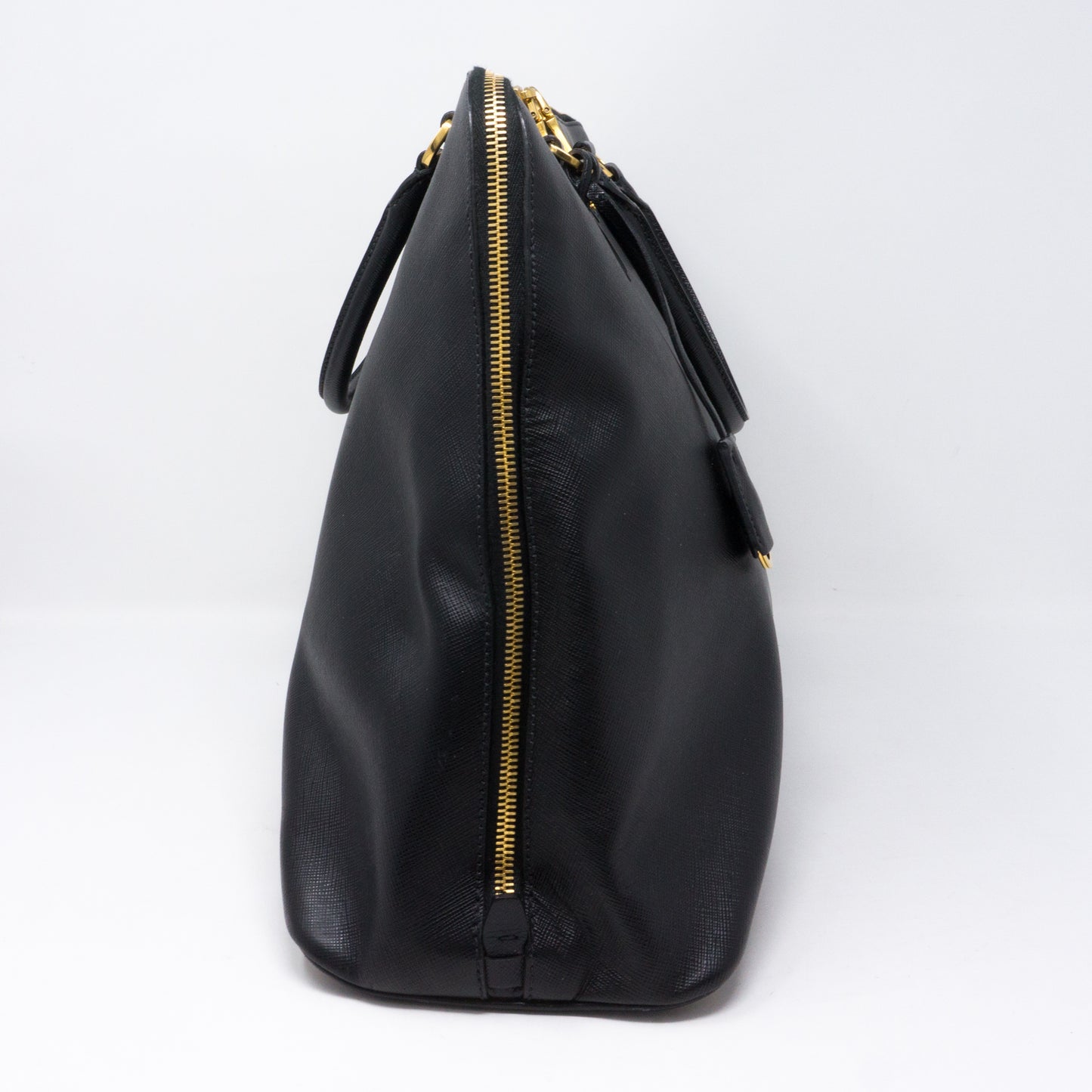 Promenade Large Black Saffiano Leather