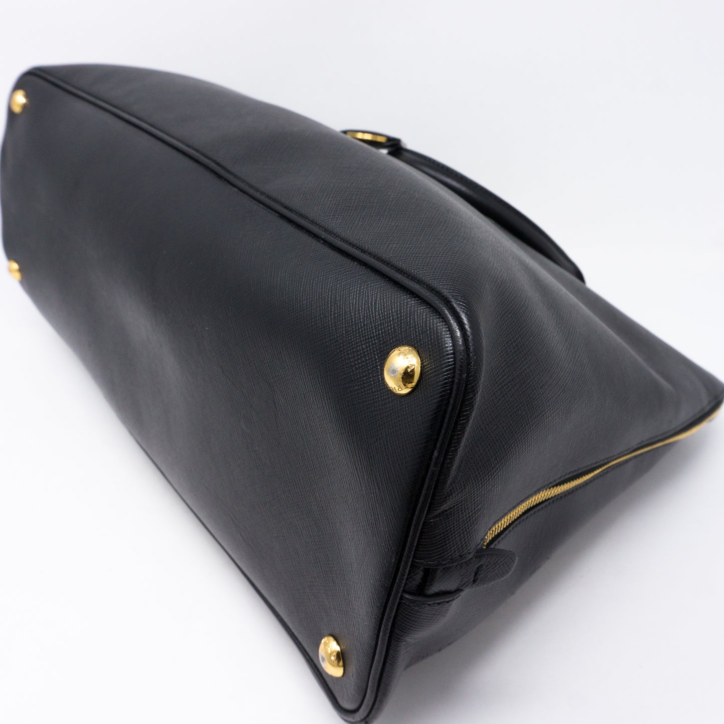 Promenade Large Black Saffiano Leather