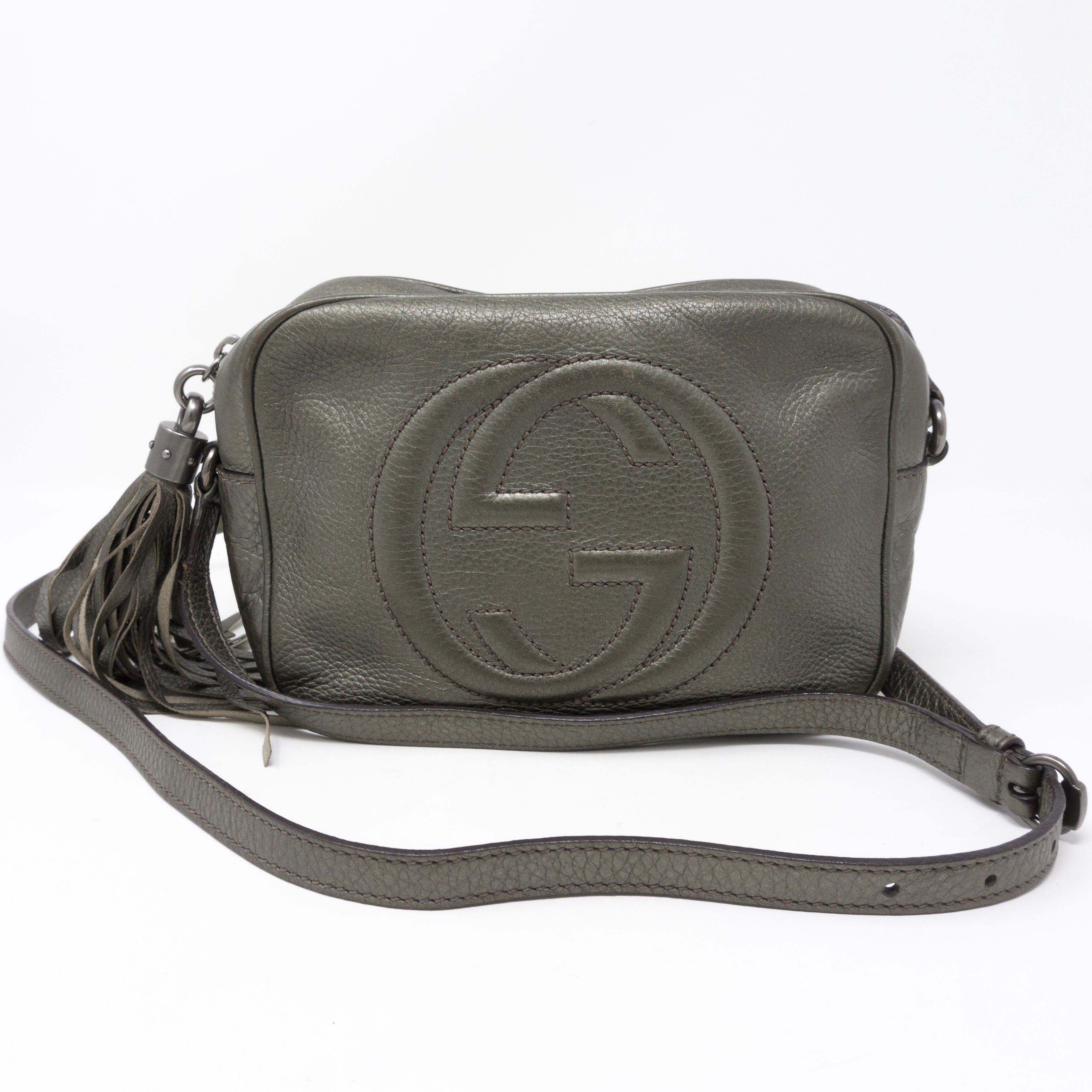 Disco Soho Metallic Pewter Leather