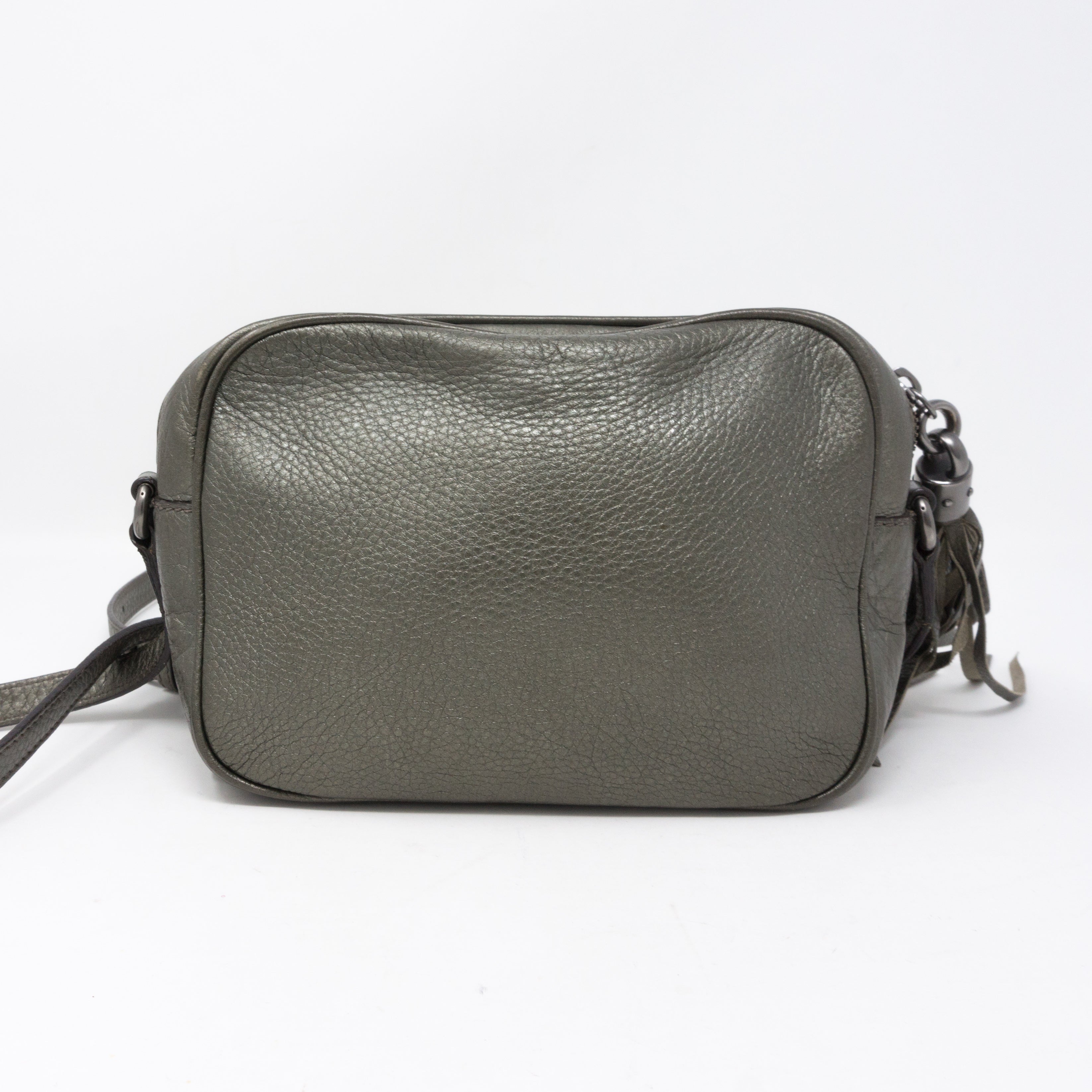 Disco Soho Metallic Pewter Leather
