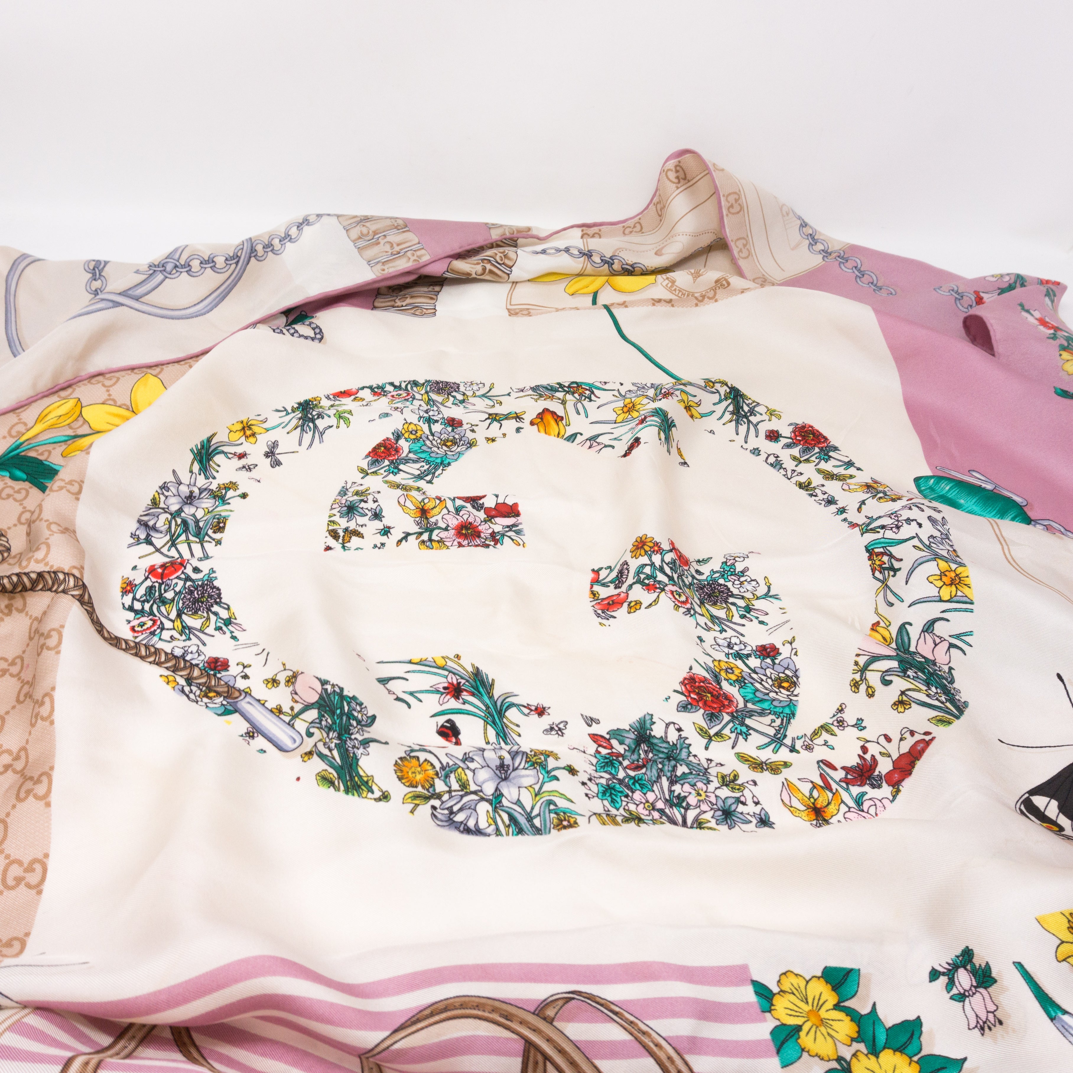 Silk Scarf 90 Firenze Floral