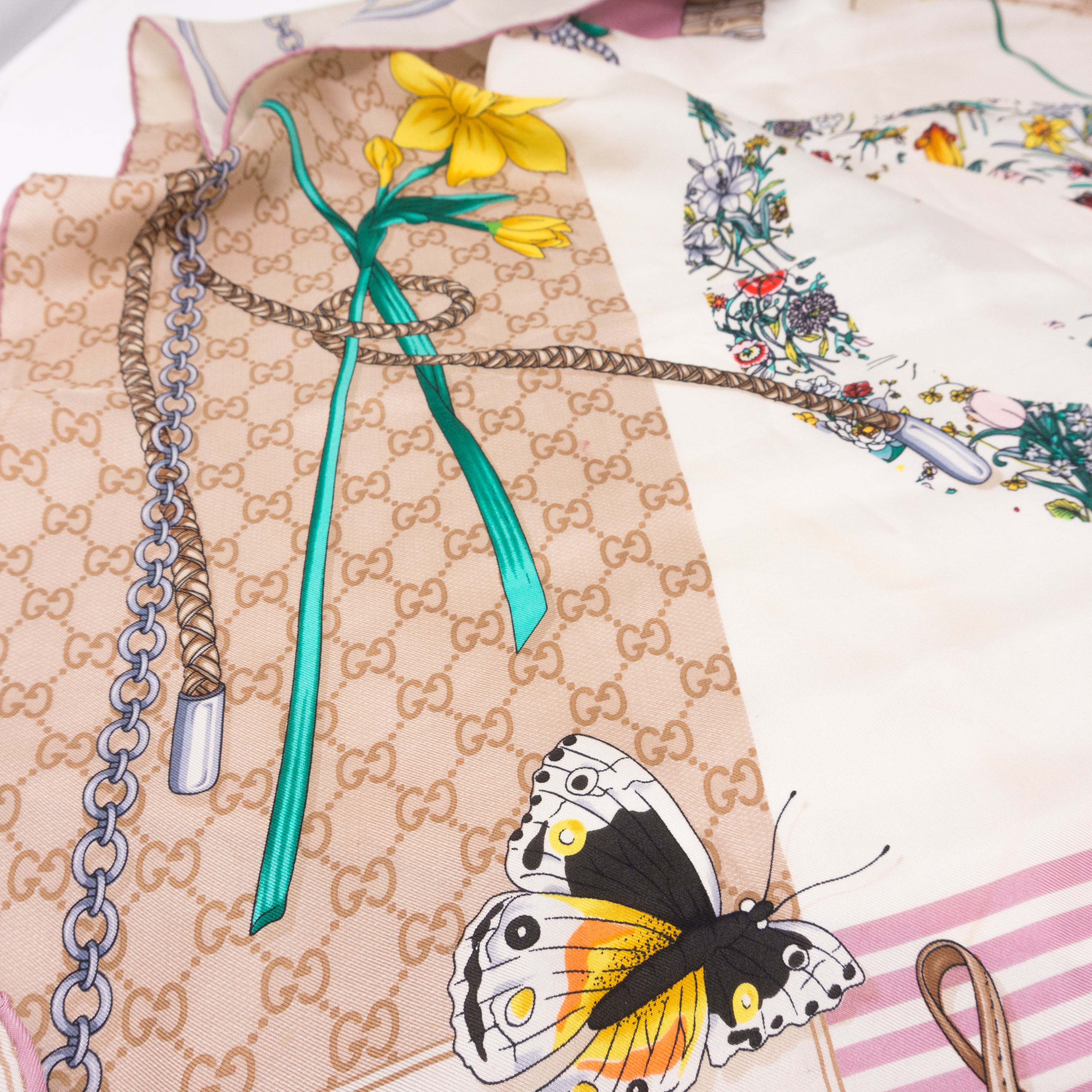 Silk Scarf 90 Firenze Floral