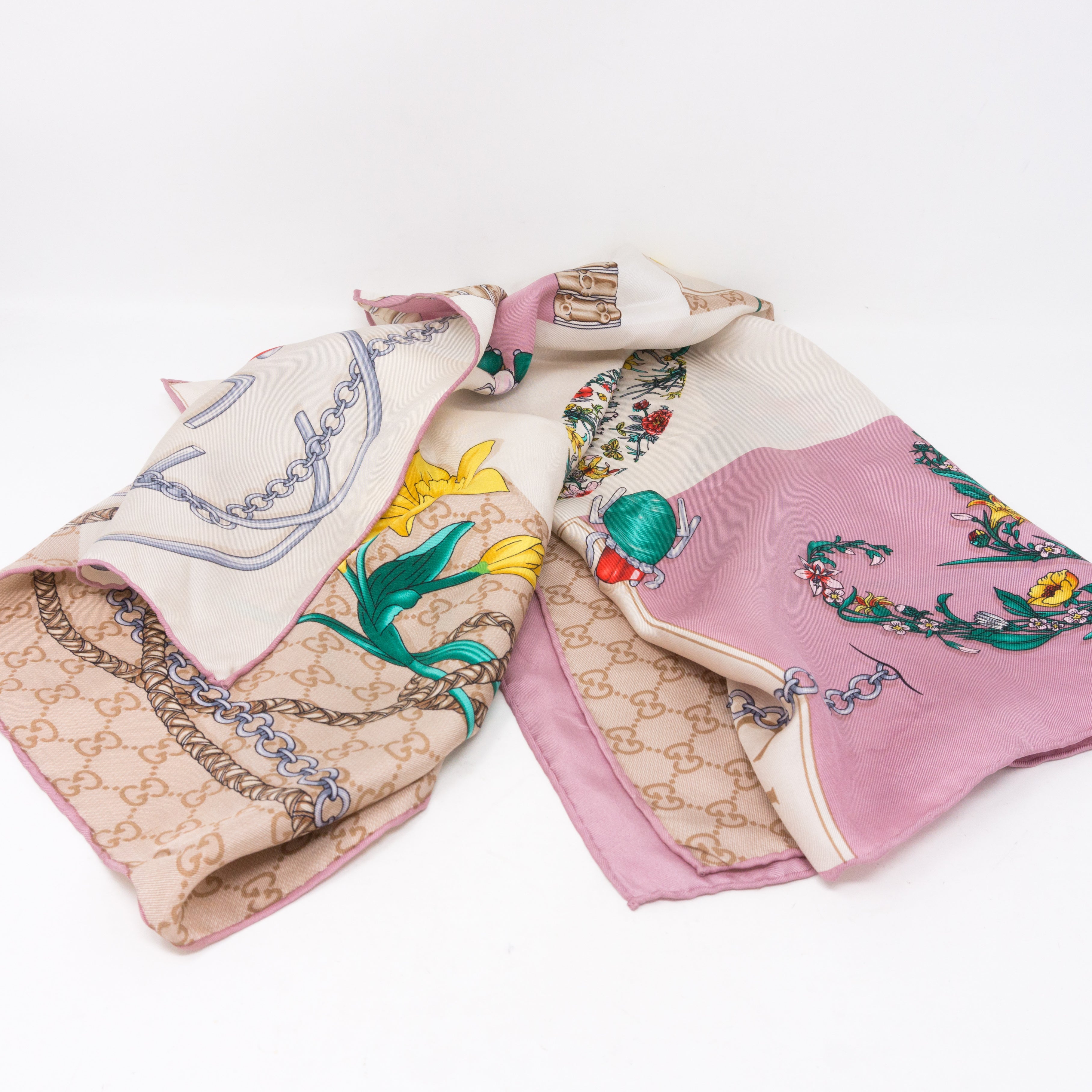 Silk Scarf 90 Firenze Floral